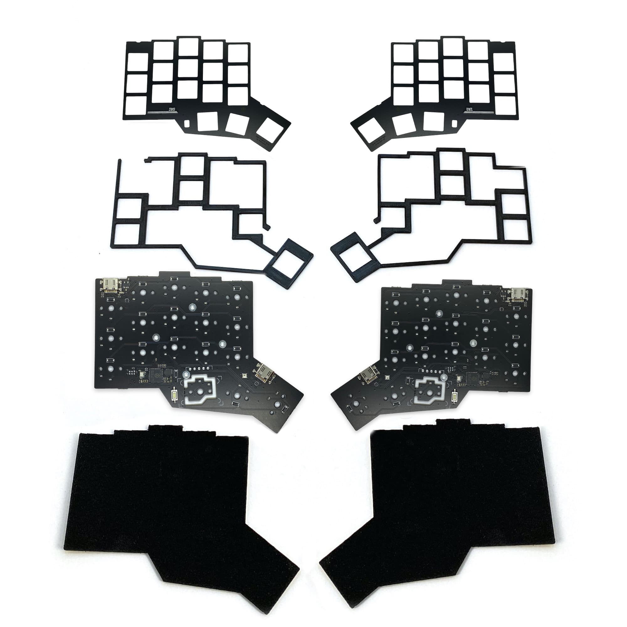 3W6 RP2040 Split Keyboard Kit - Low Profile