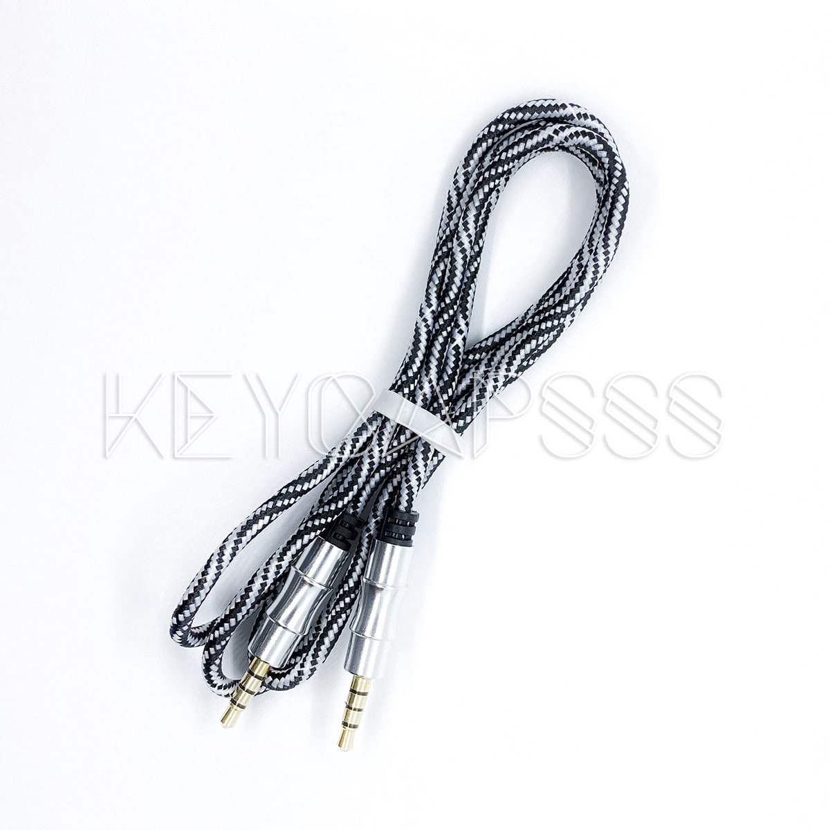 TRRS Cable 4-pole 3.5mm jack 100cm white