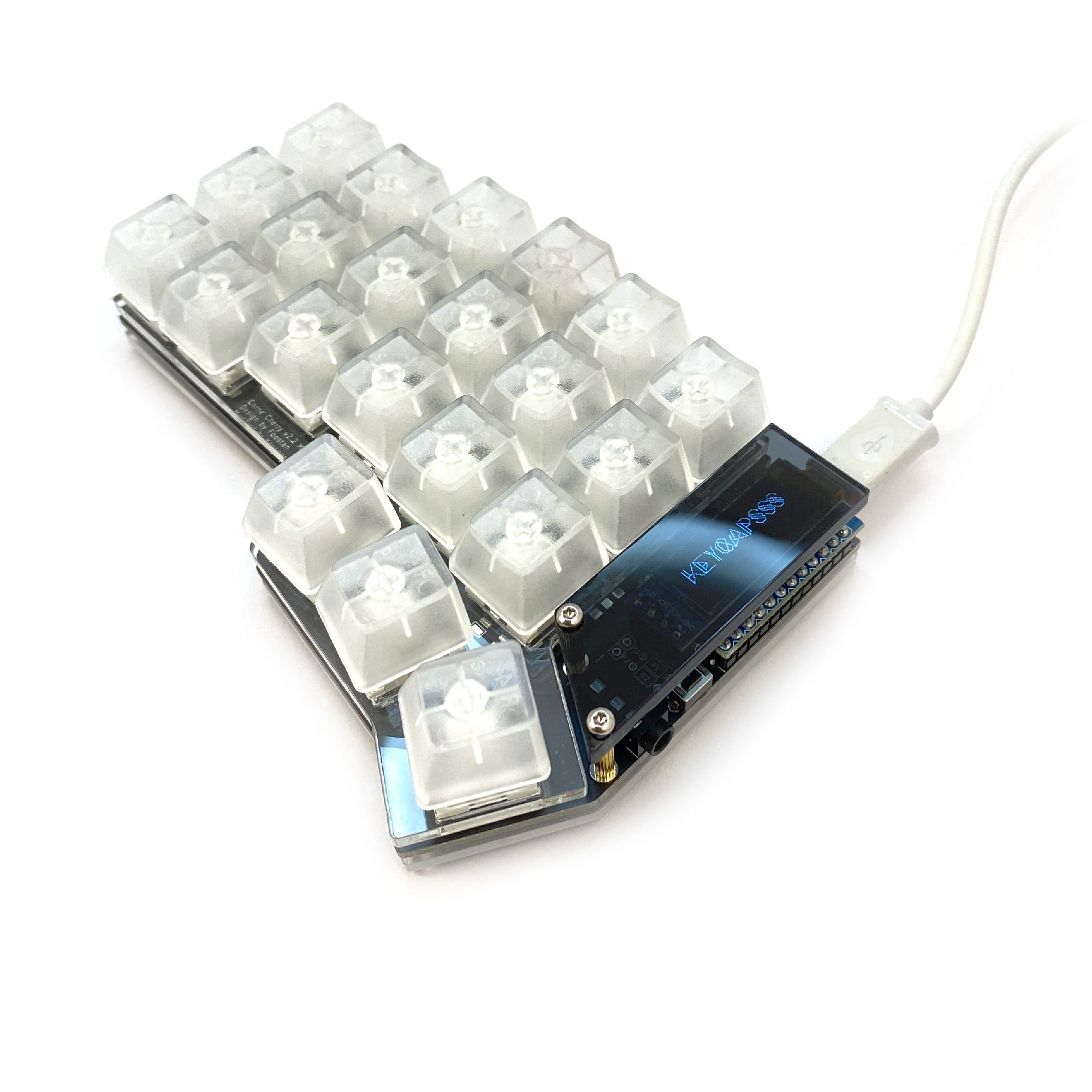 Corne CRKBD Oled Cover Guard Plate Acrylic