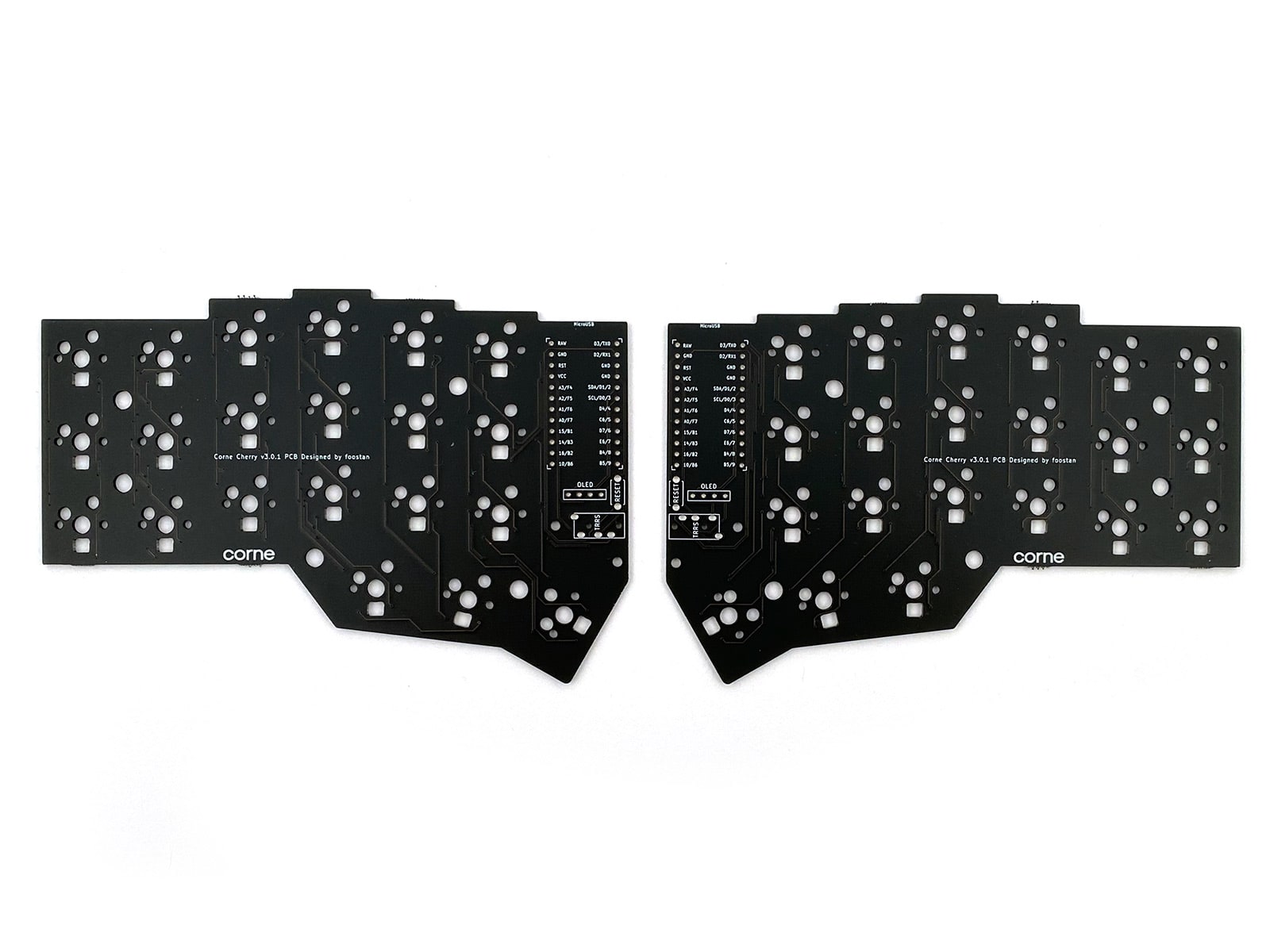 Corne Split Keyboard PCB - Kailh Hot Swap MX - CRKBD Mini-E