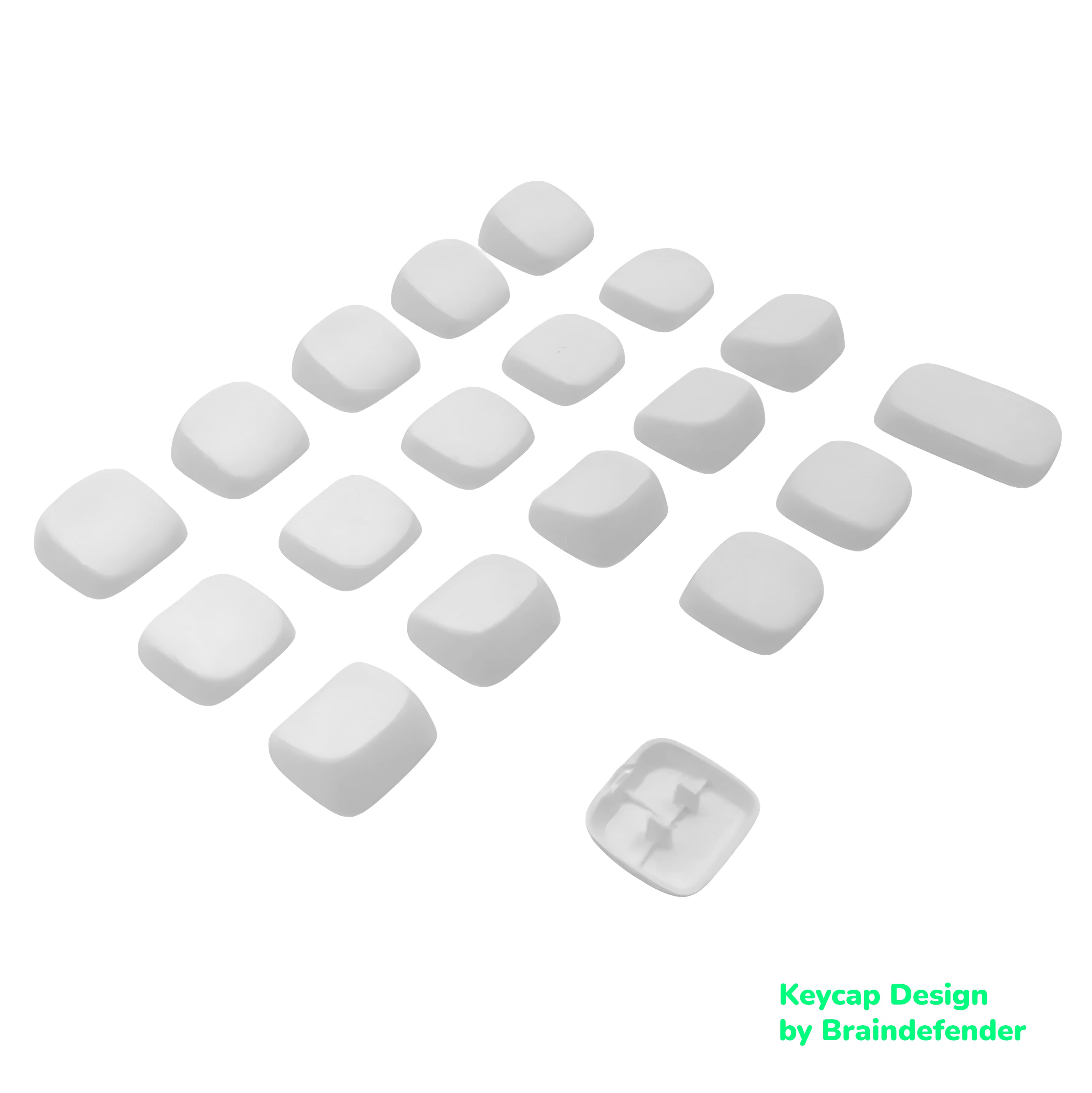 KLP Lamé Ergonomic Keycaps - Choc