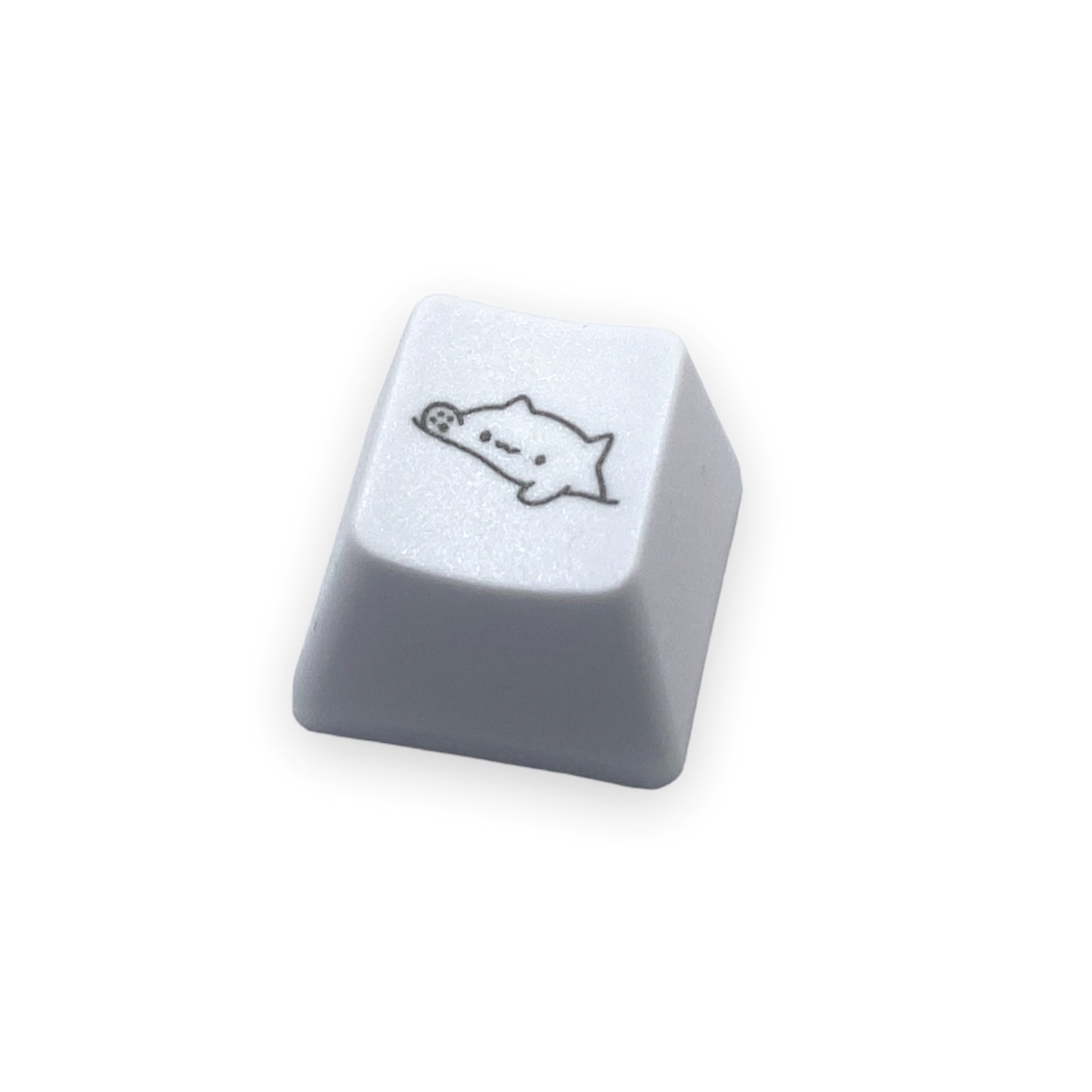Bongo Cat Novelty Keycap OEM / DSA / Low Profile Choc | OEM R4 - White ...