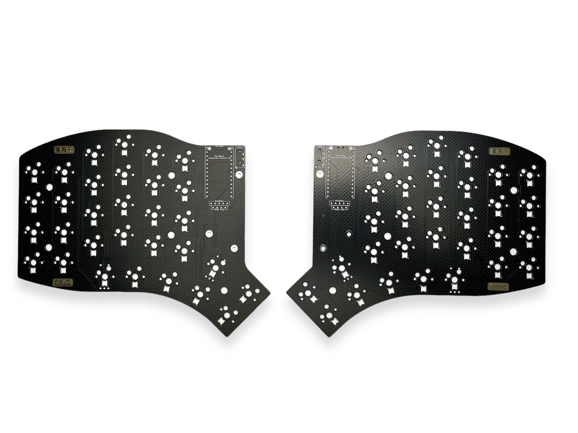 Kimiko Rev2 Split Keyboard PCB - Front
