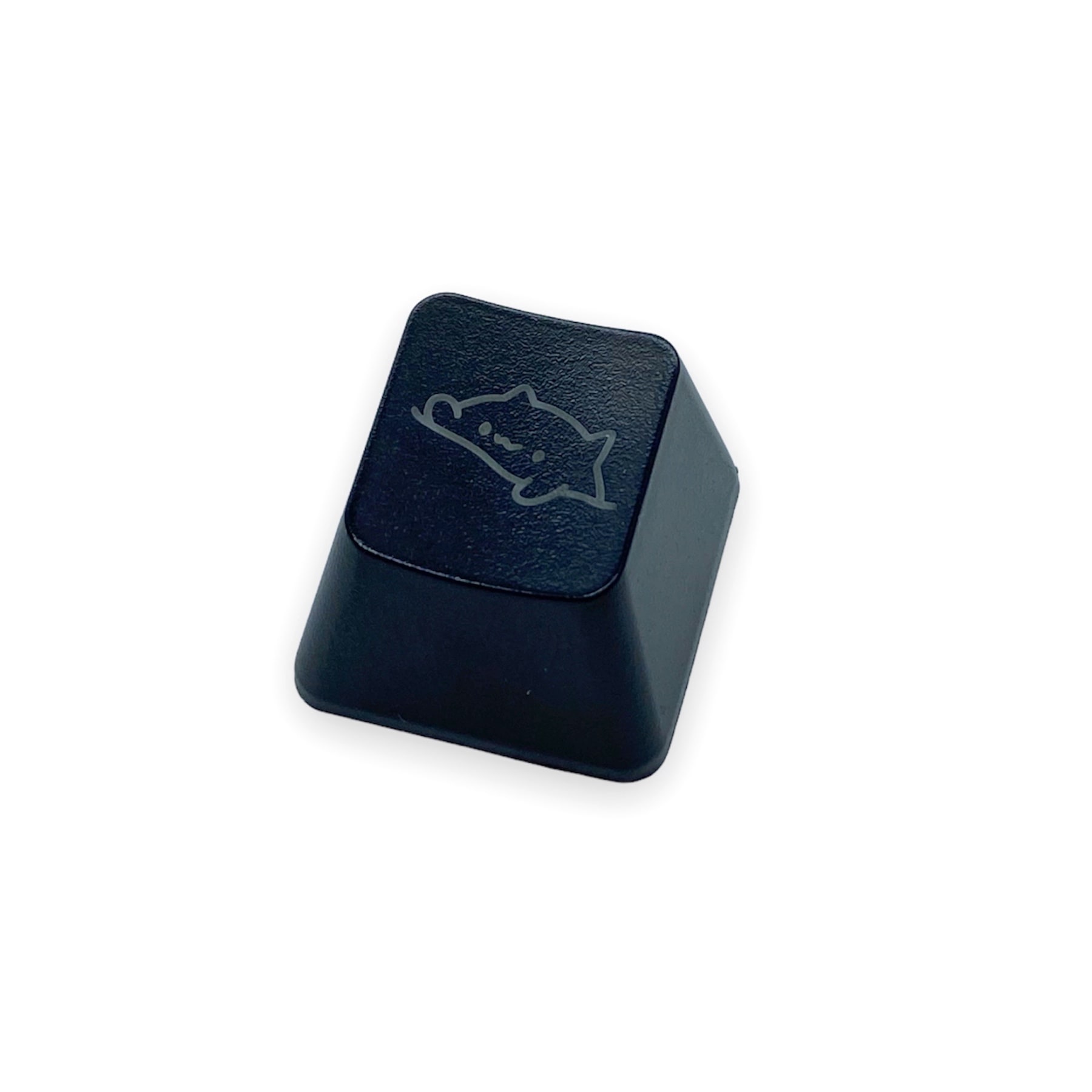Bongo Cat Novelty Keycap - OEM R4 Black Shine Through