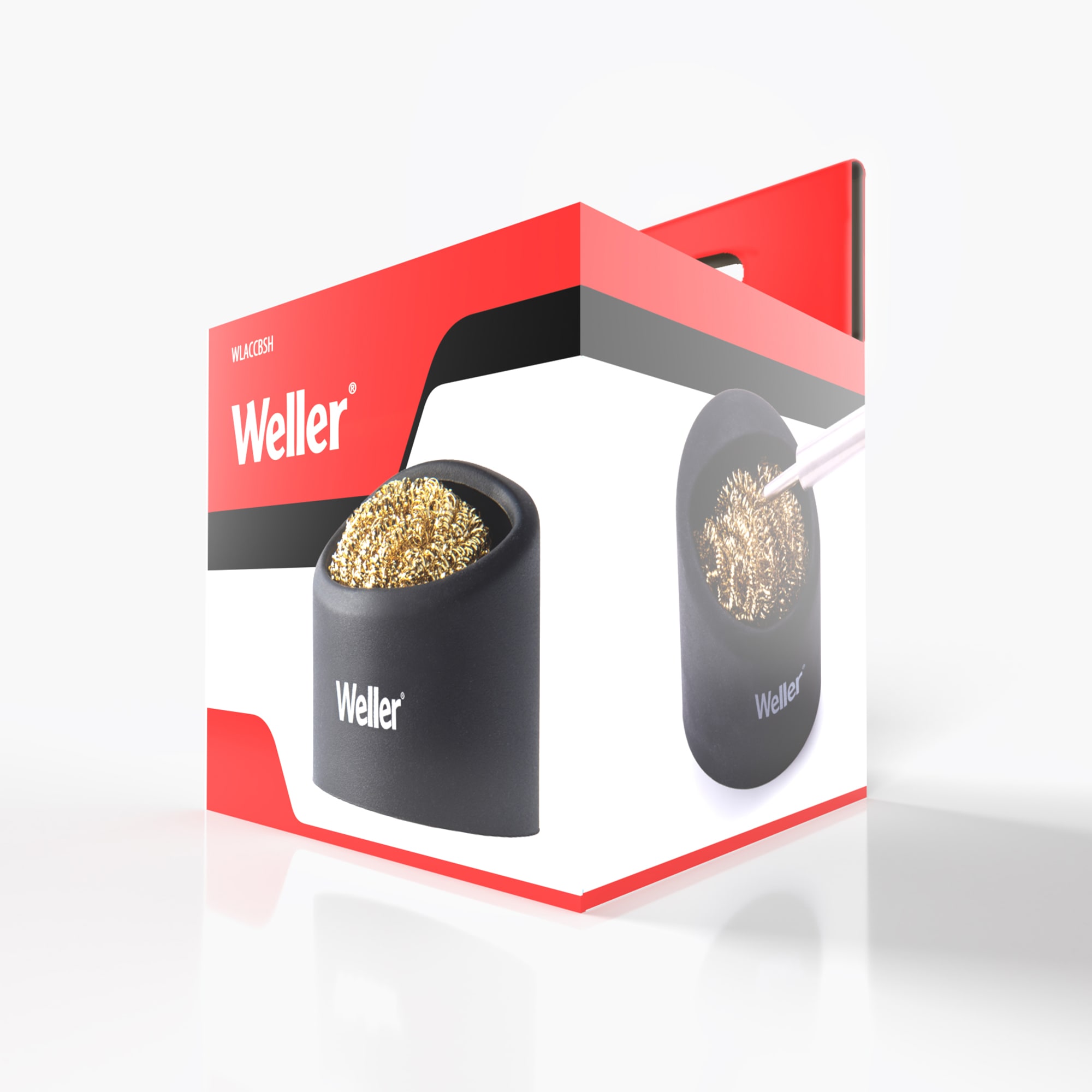 Weller Brass Sponge Tip Cleaner with Holder