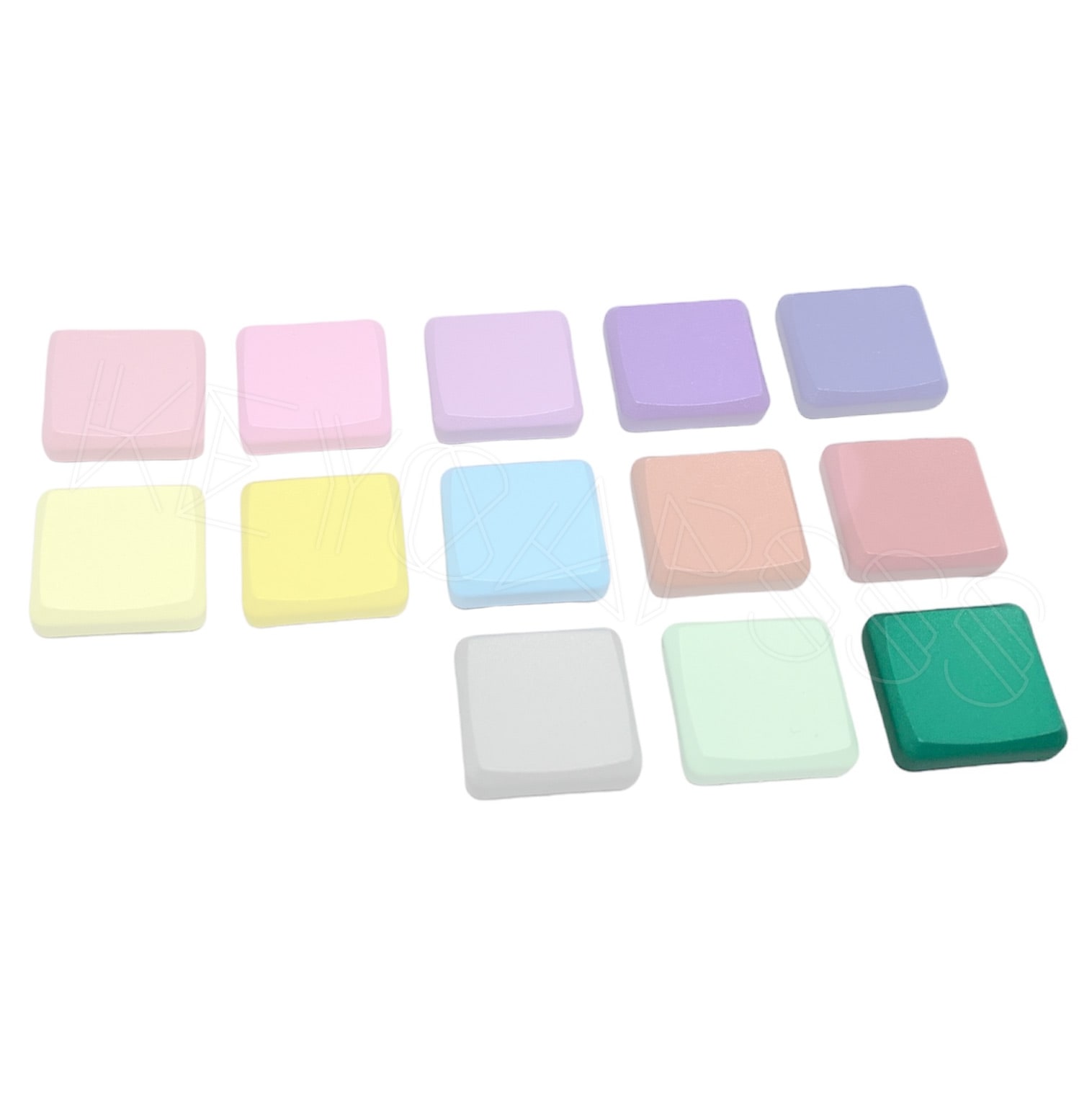 MBK Dye Color Choc Low Profile Keycap - Turquoise