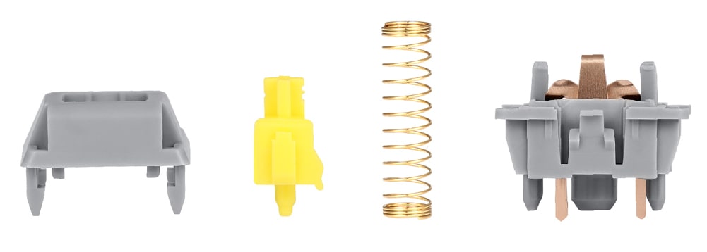 Durock POM Tactile Switches Sunflower 67g