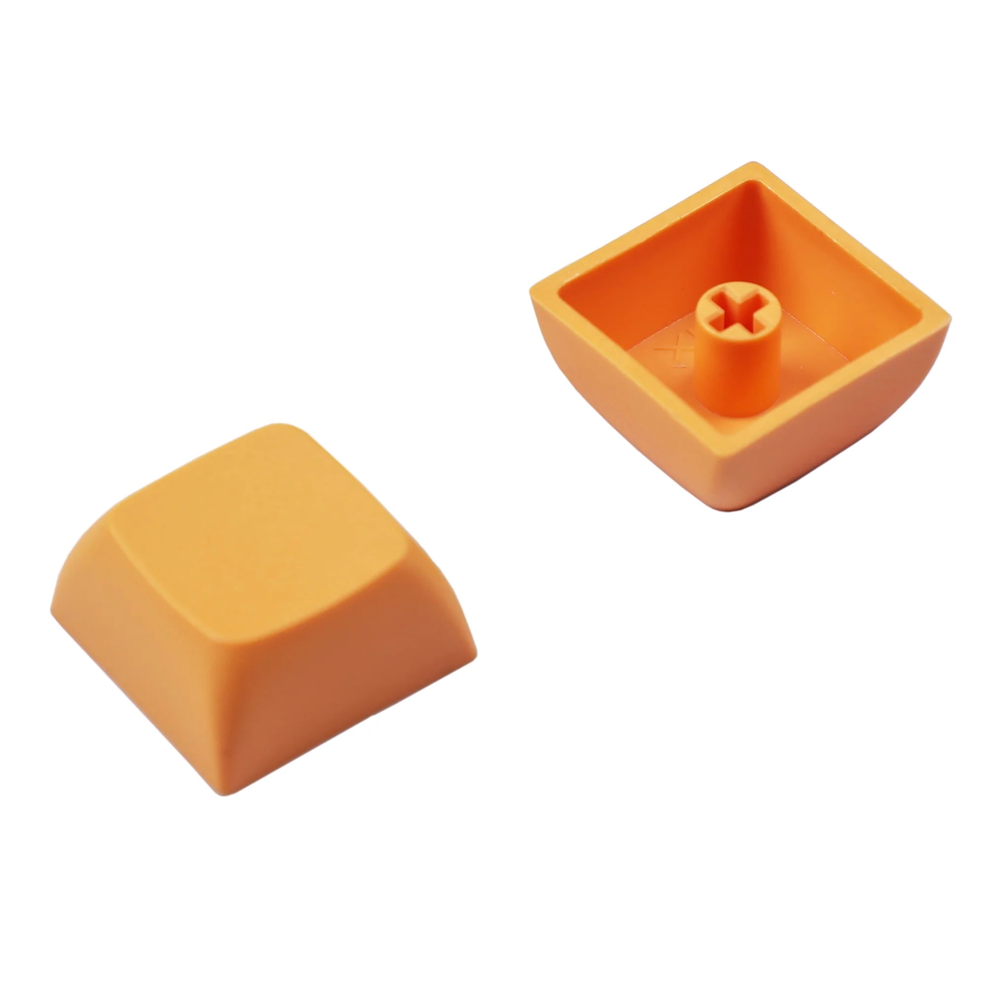 XDA Blank PBT 1U Keycaps for MX Switches - Dark Orange