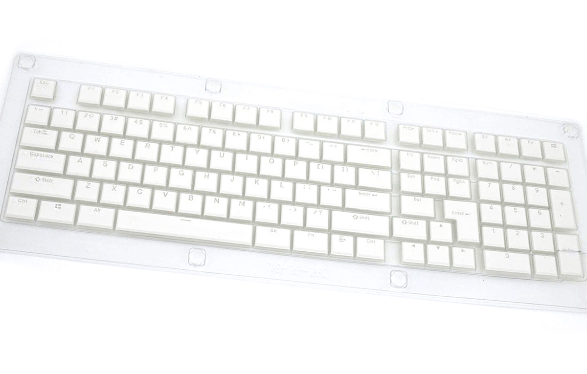 Kailh Low Profile Choc Keycaps Set White