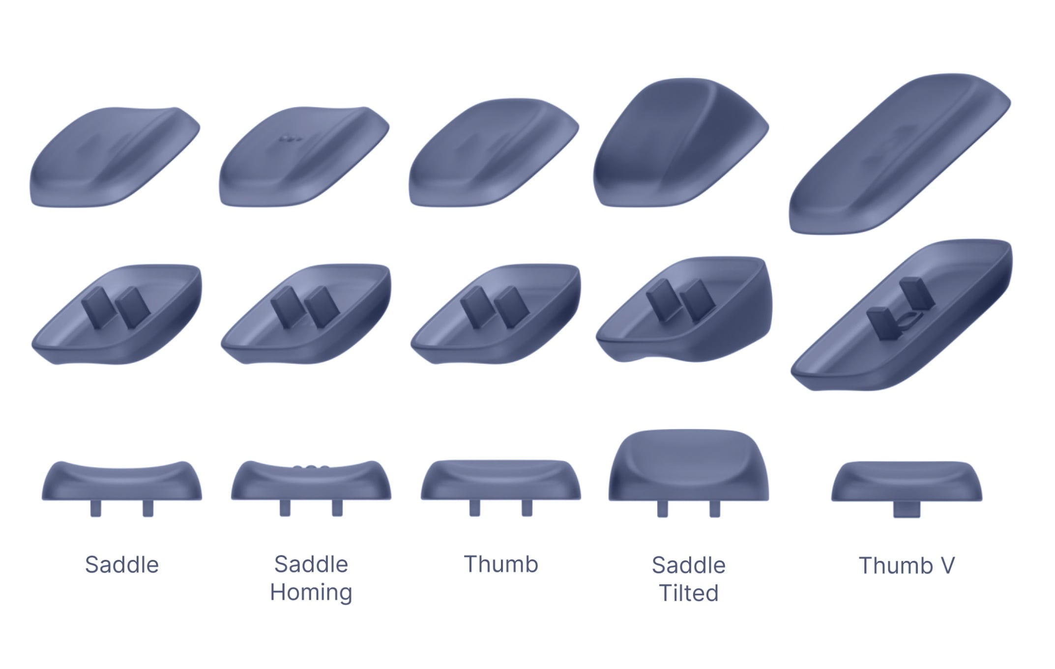 KLP Lamé Ergonomic Keycaps - Choc