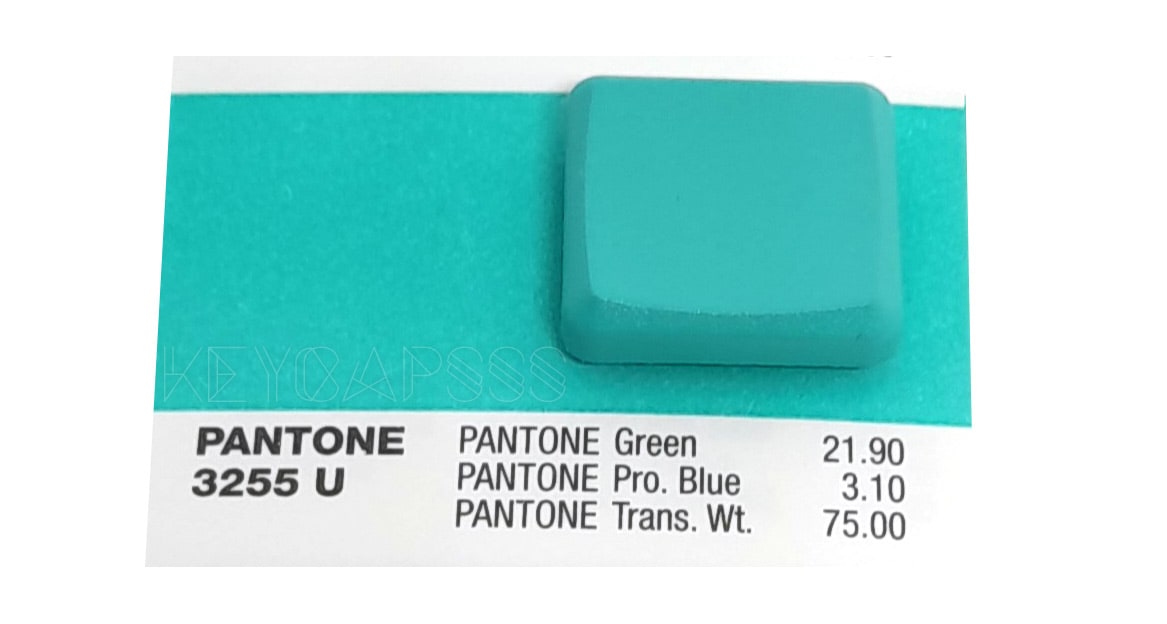 MBK Dye Color Choc Low Profile Keycap - Turquoise (Pantone 3255 U)