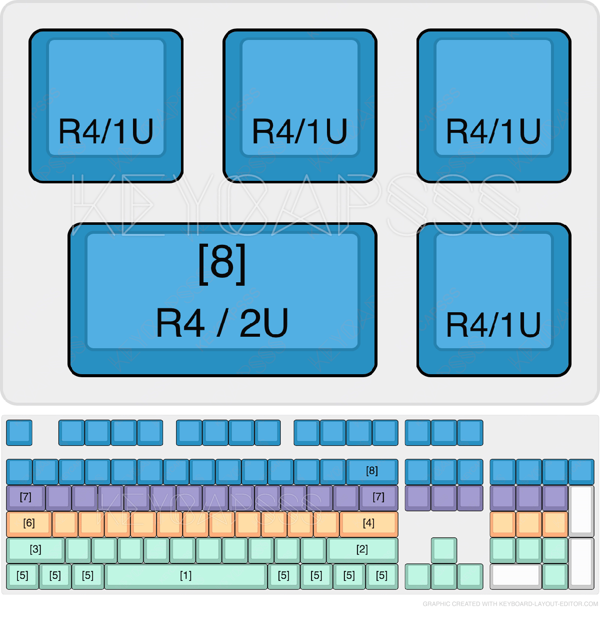 MX OEM Silicone Keycap Mold for DIY Resin Artisan Keycaps