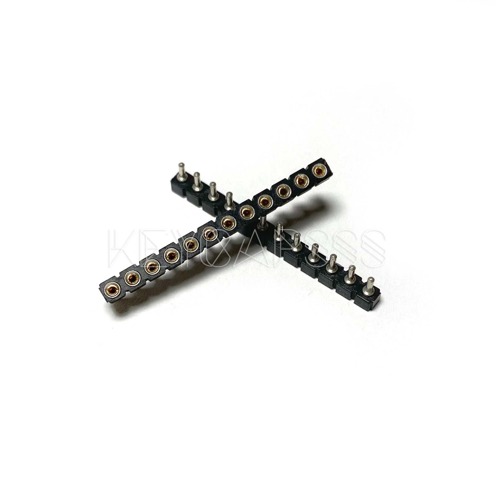 through hole connector single row socket headers series 315 12 position