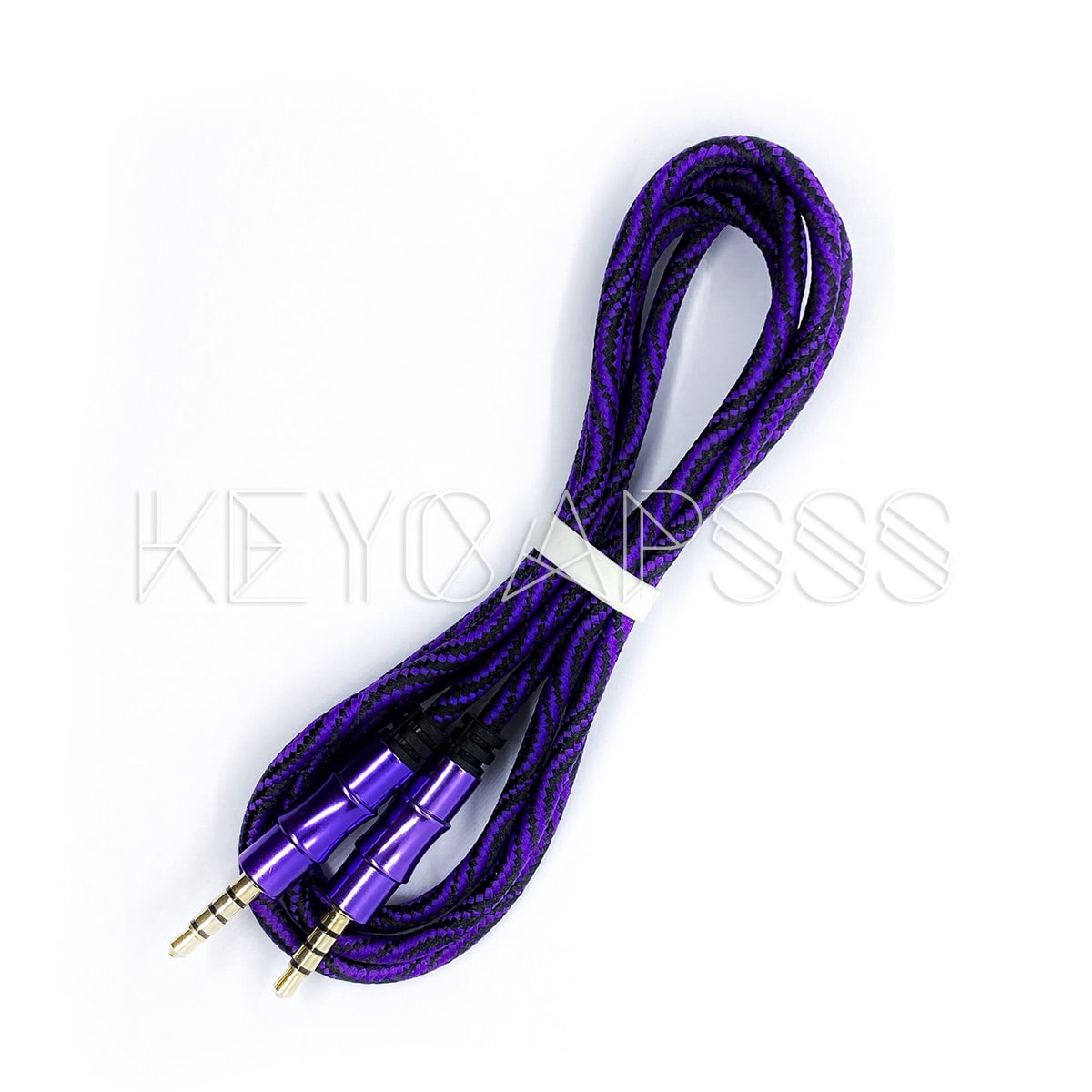 TRRS Cable 4-pole 3.5mm jack 100cm purple
