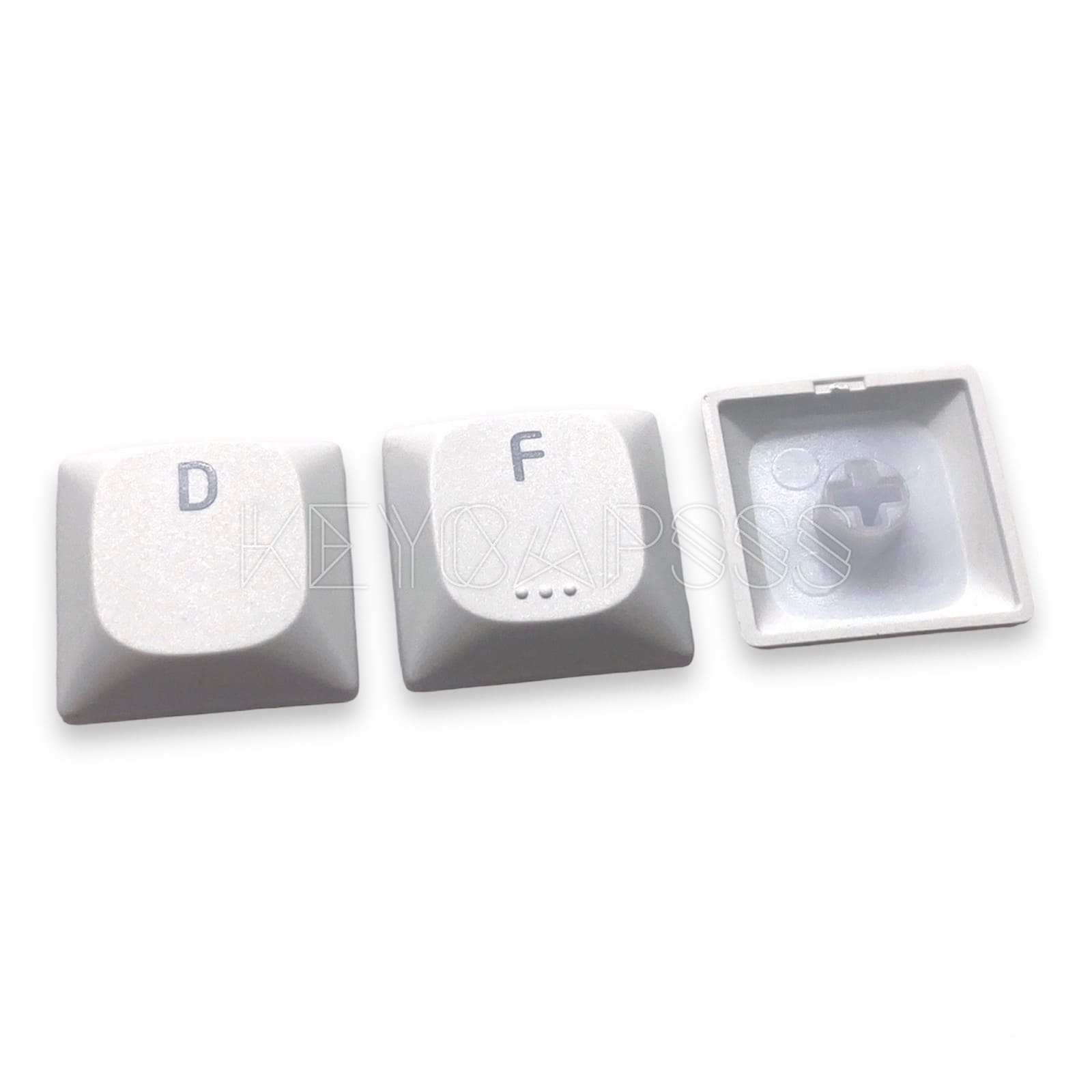 low-profile-pbt-double-shot-keycap-set-118-key-mx-switches-white-2 Low Profile PBT Double-Shot Keycap Set for MX switches