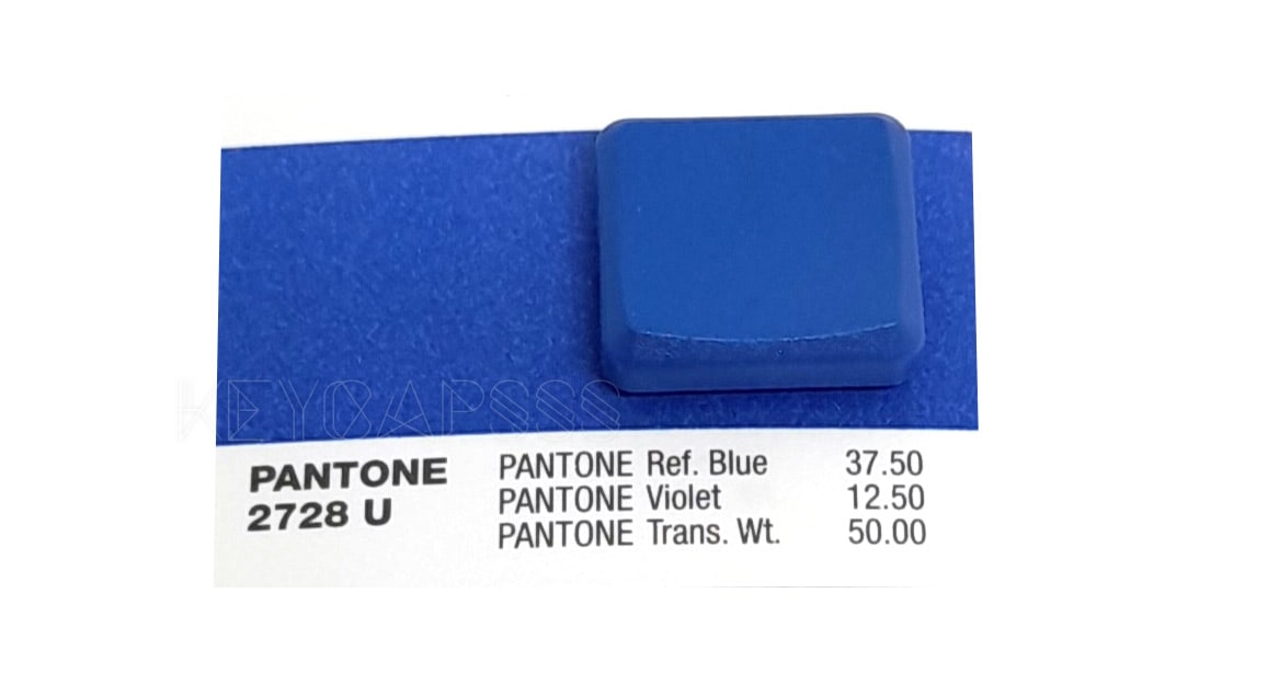 MBK Dye Color Choc Low Profile Keycap - Blue (Pantone 2728 U)