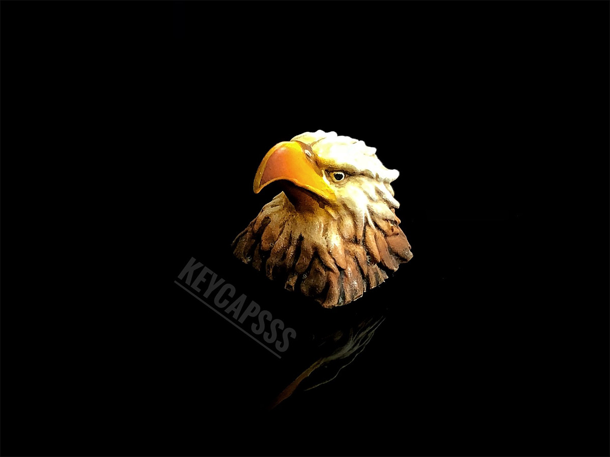 Eagle Bird Keycap Mechanical Keyboard Hand Painted