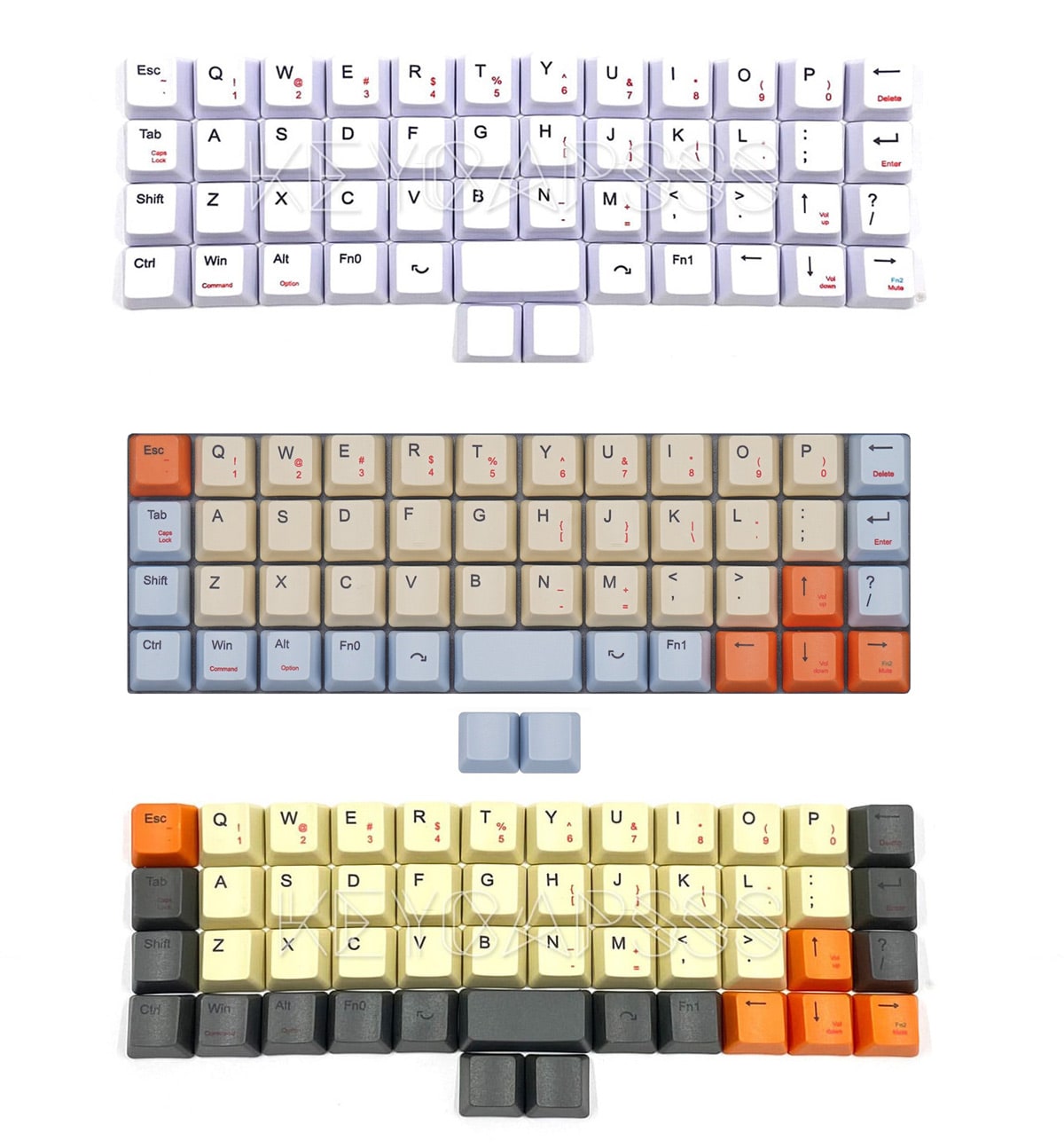 oem-40-percent-ortholinear-keyboard-keycap-set-4 OEM 40% Dye Sub Keycap Set for Ortholinear Keyboards (Planck)