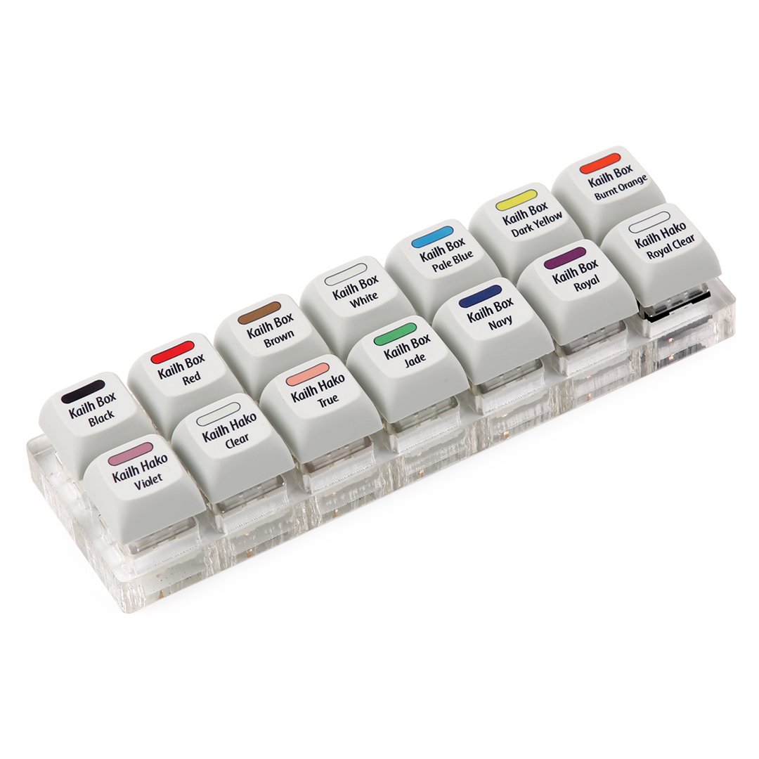 Kailh Box switch tester (14 switches) dye subbed