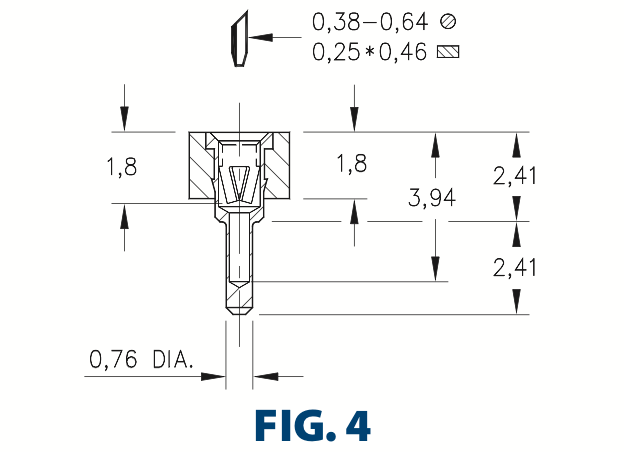 through hole connector single row socket headers series 315 12 position
