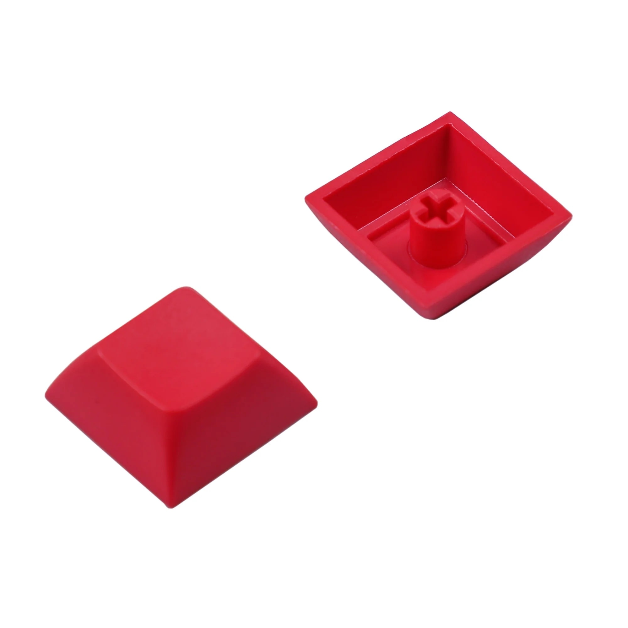 DSA Blank PBT 1U Keycaps for MX Switches - Red