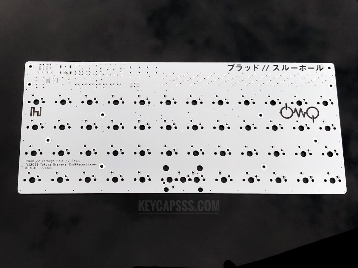 plaid-4x12-ortholinear-mechanical-keyboard-pcb-1 Plaid ortholinear mechanical keyboard pcb top pcb