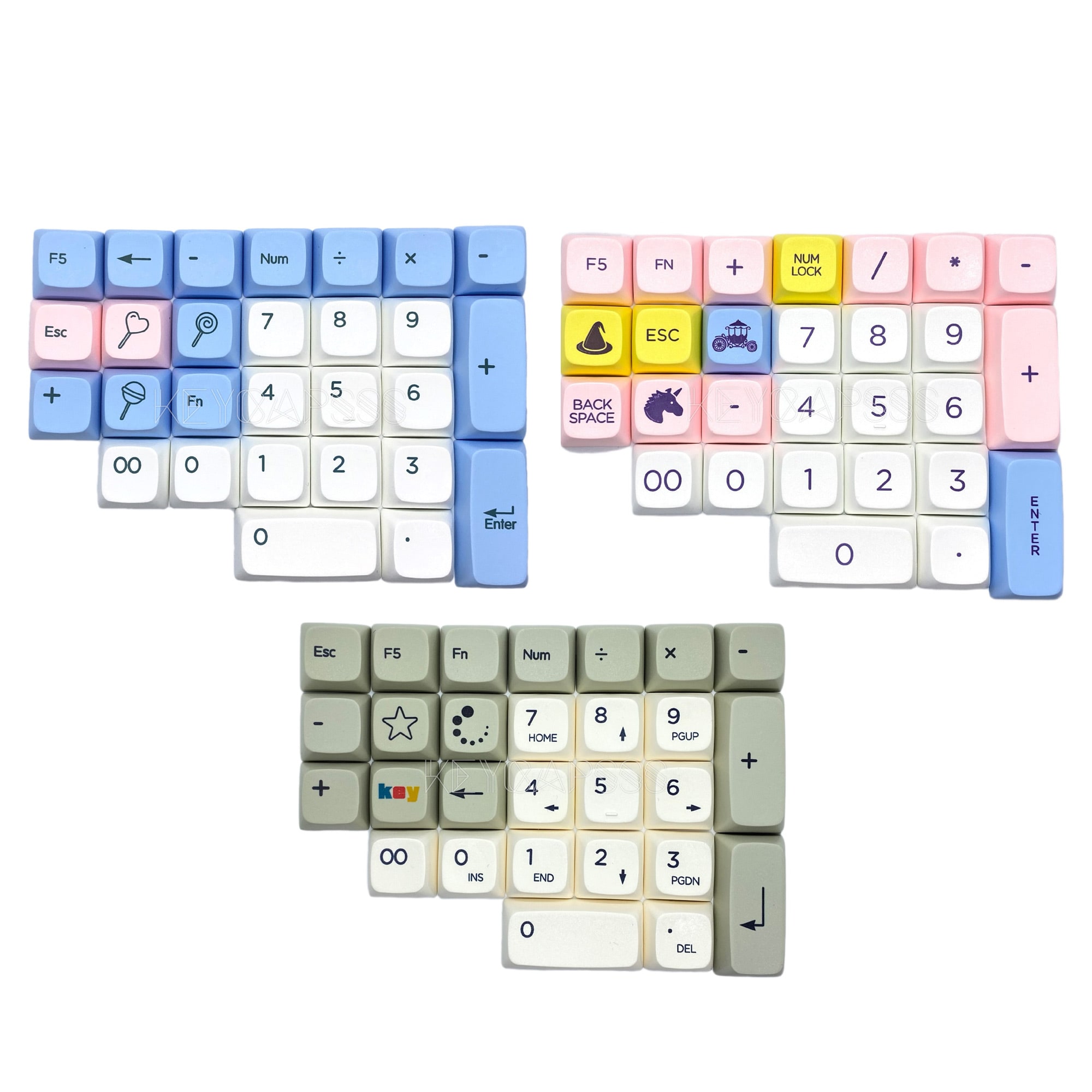 NP Profile PBT Numpad Keycaps 28 keys