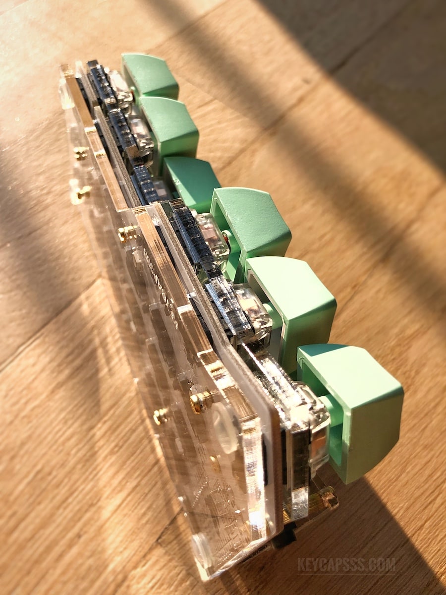 CRKBD / Corne / Helidox Acrylic Split Keyboard Case