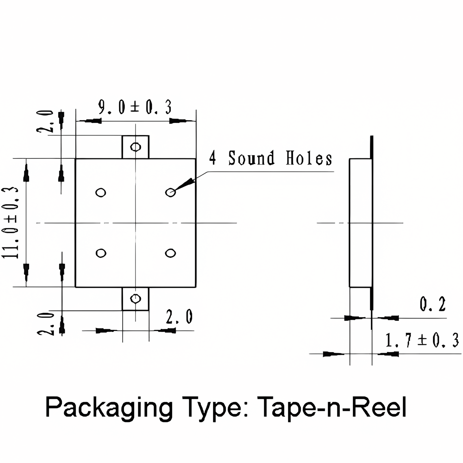 BUZZER PIEZO 5V SMD BUZZER PIEZO 5V SMD
