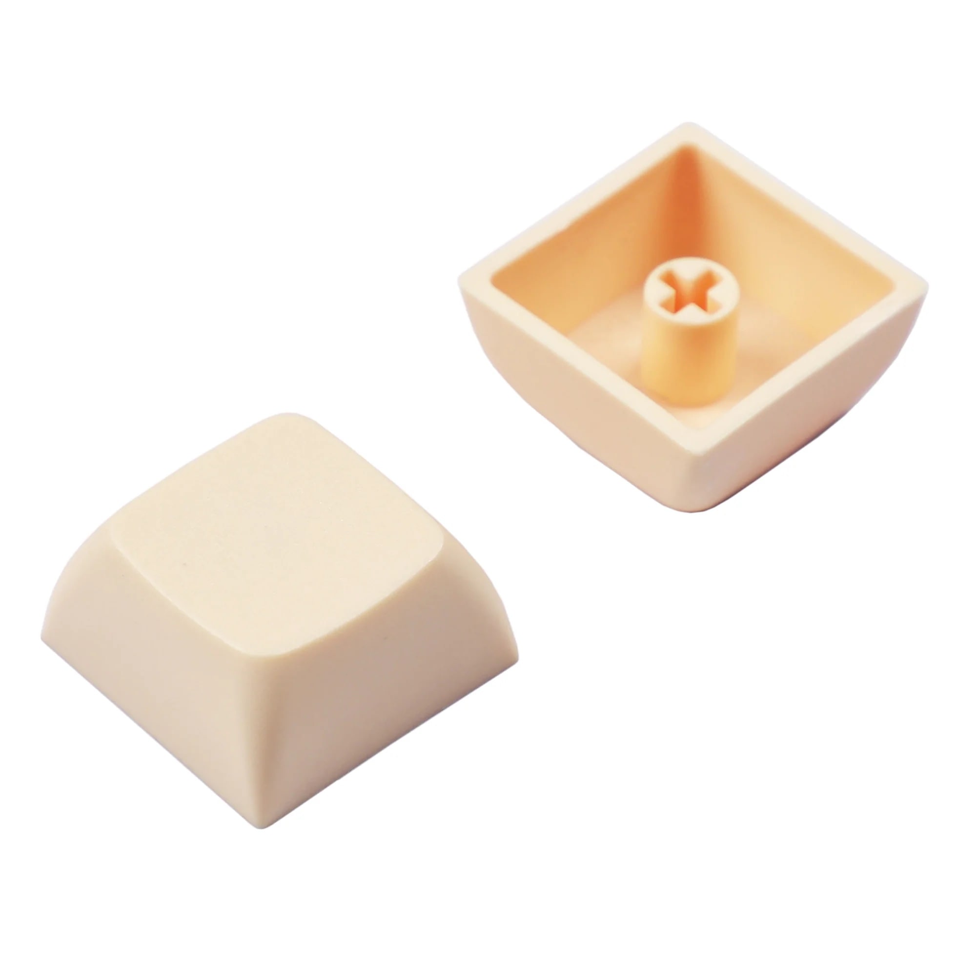 XDA Blank PBT 1U Keycaps for MX Switches - Light Orange