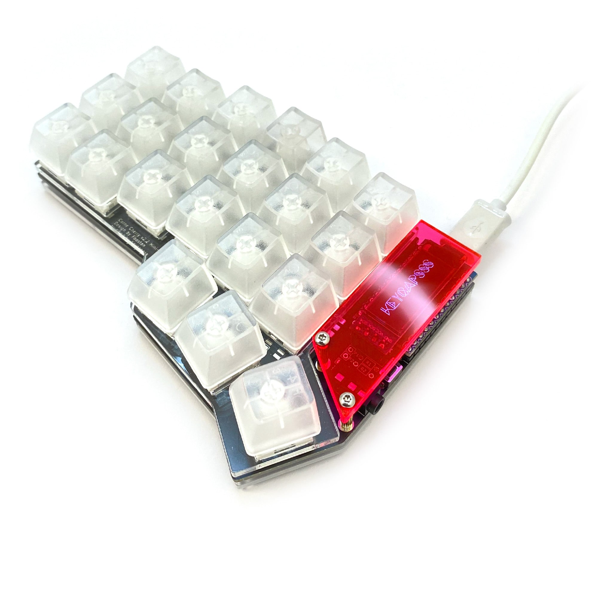 Corne CRKBD Oled Cover Guard Plate Acrylic