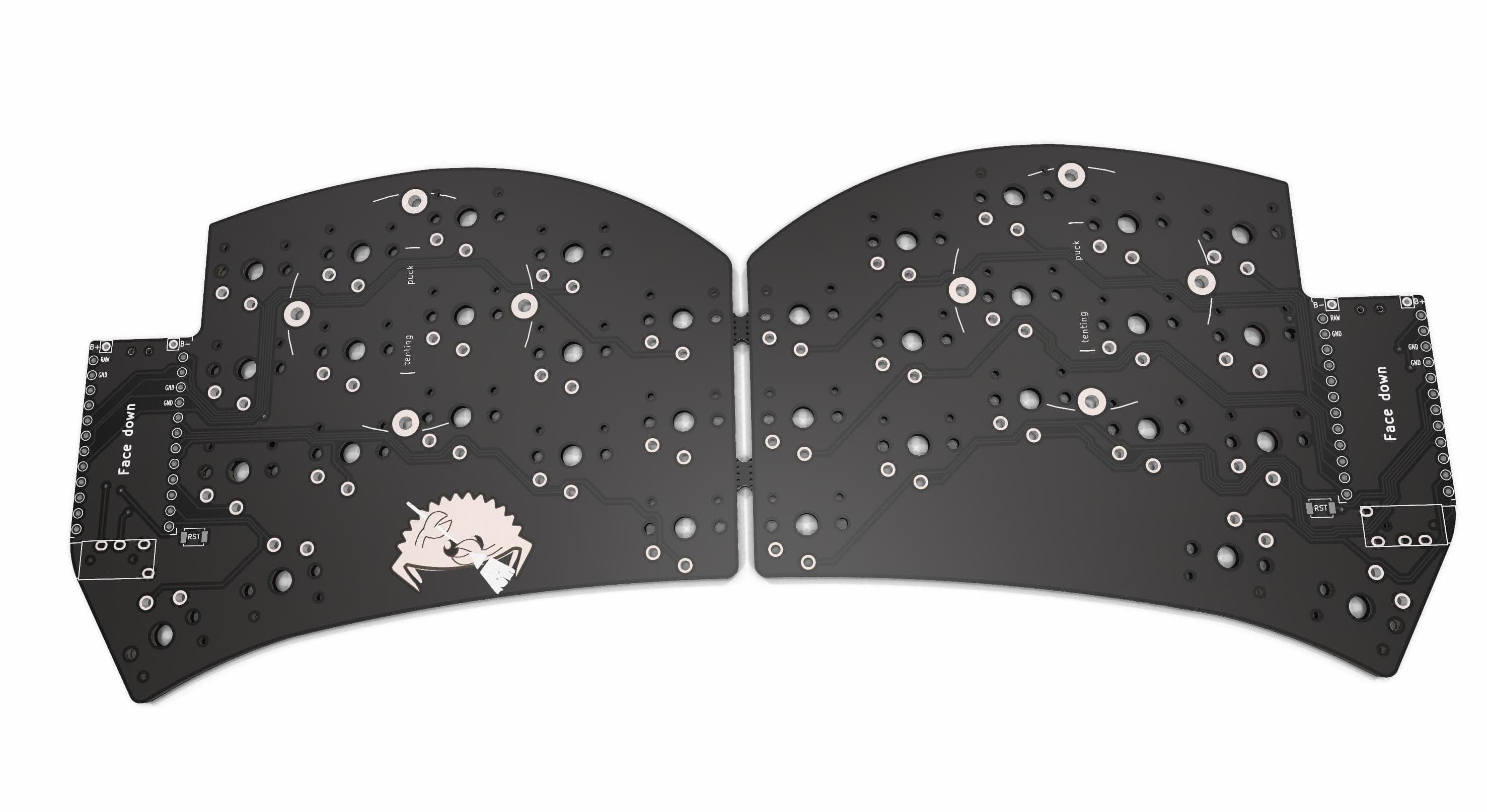 Sweep (Ferris Fork) Split Keyboard PCB