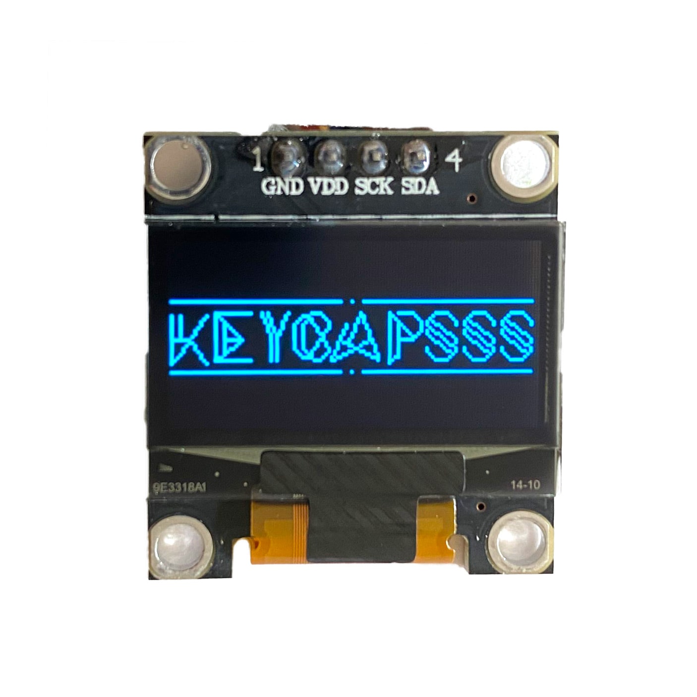 0.96 OLED LCD Display 128x64 SSD1306 I2C Blue