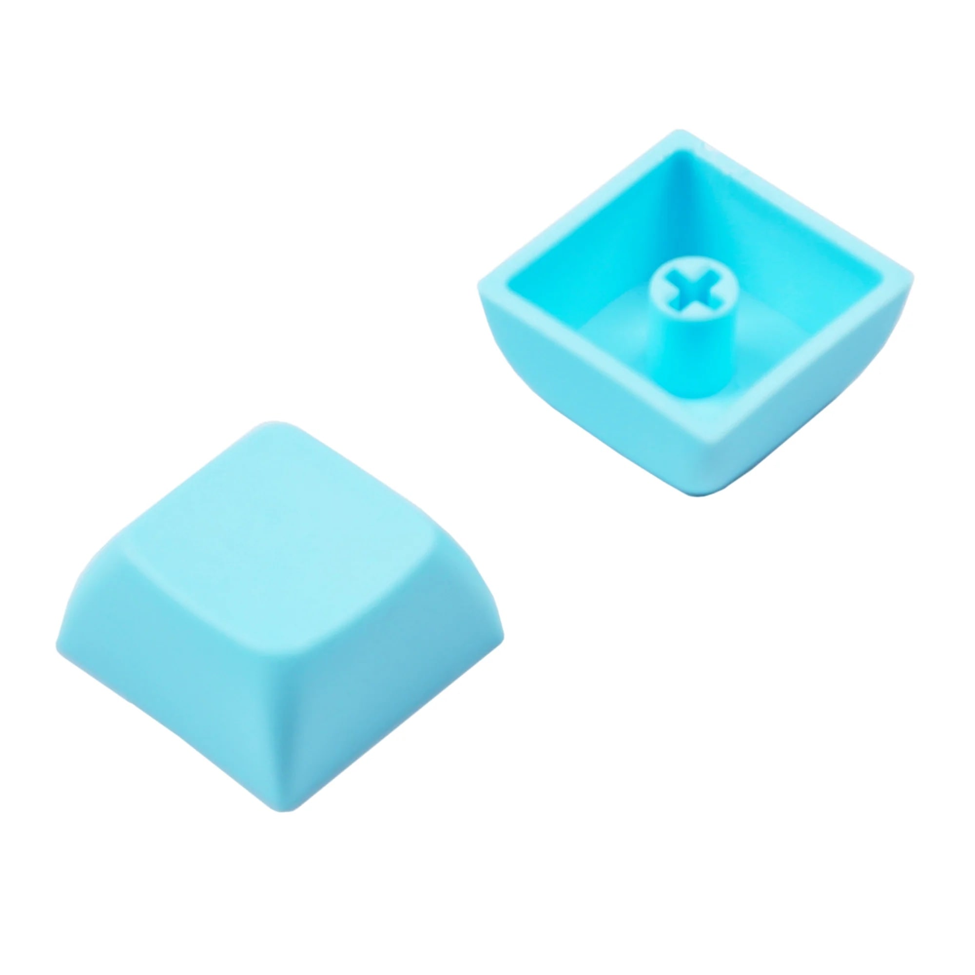XDA Blank PBT 1U Keycaps for MX Switches - Cyan