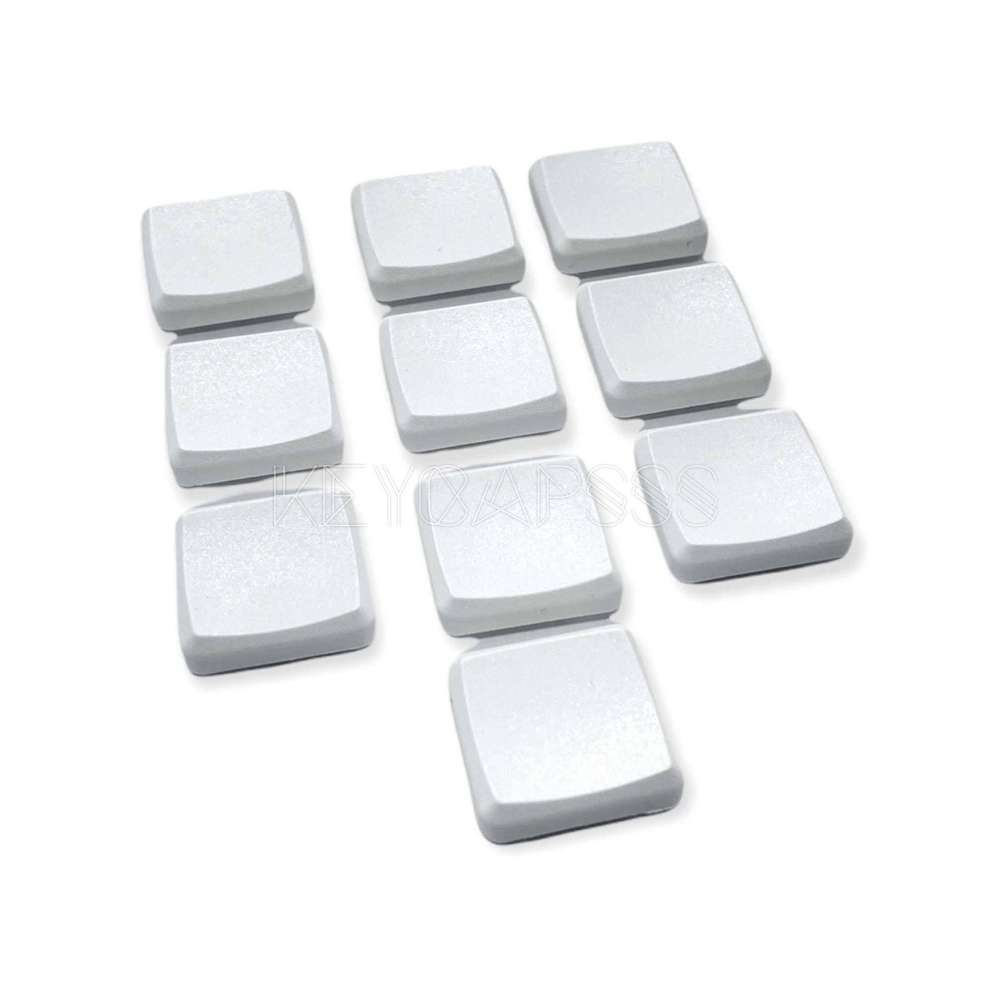 MBK Choc Low Profile Blank Keycaps 1U White