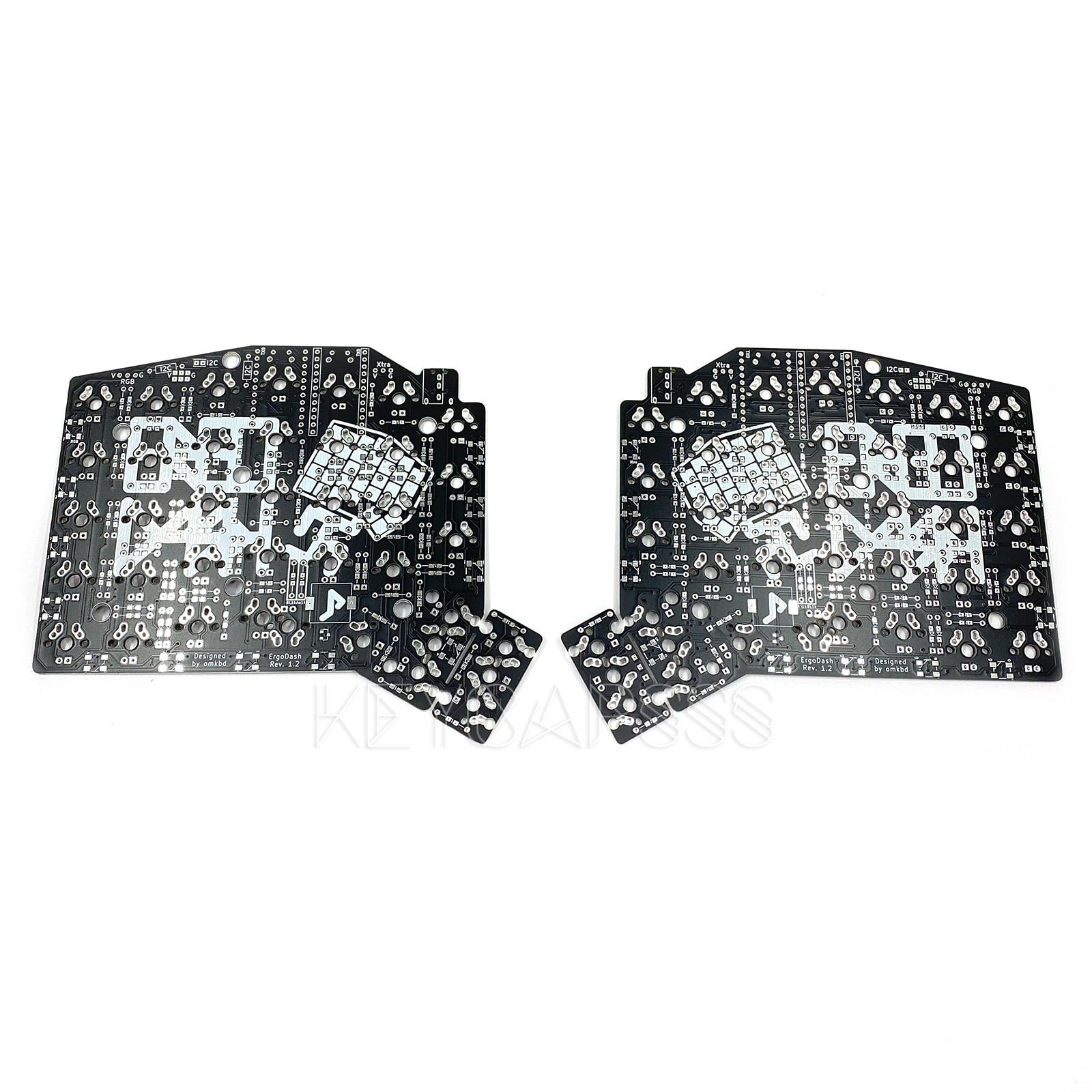 ErgoDash Mechanical Split Keyboard PCB Black MX
