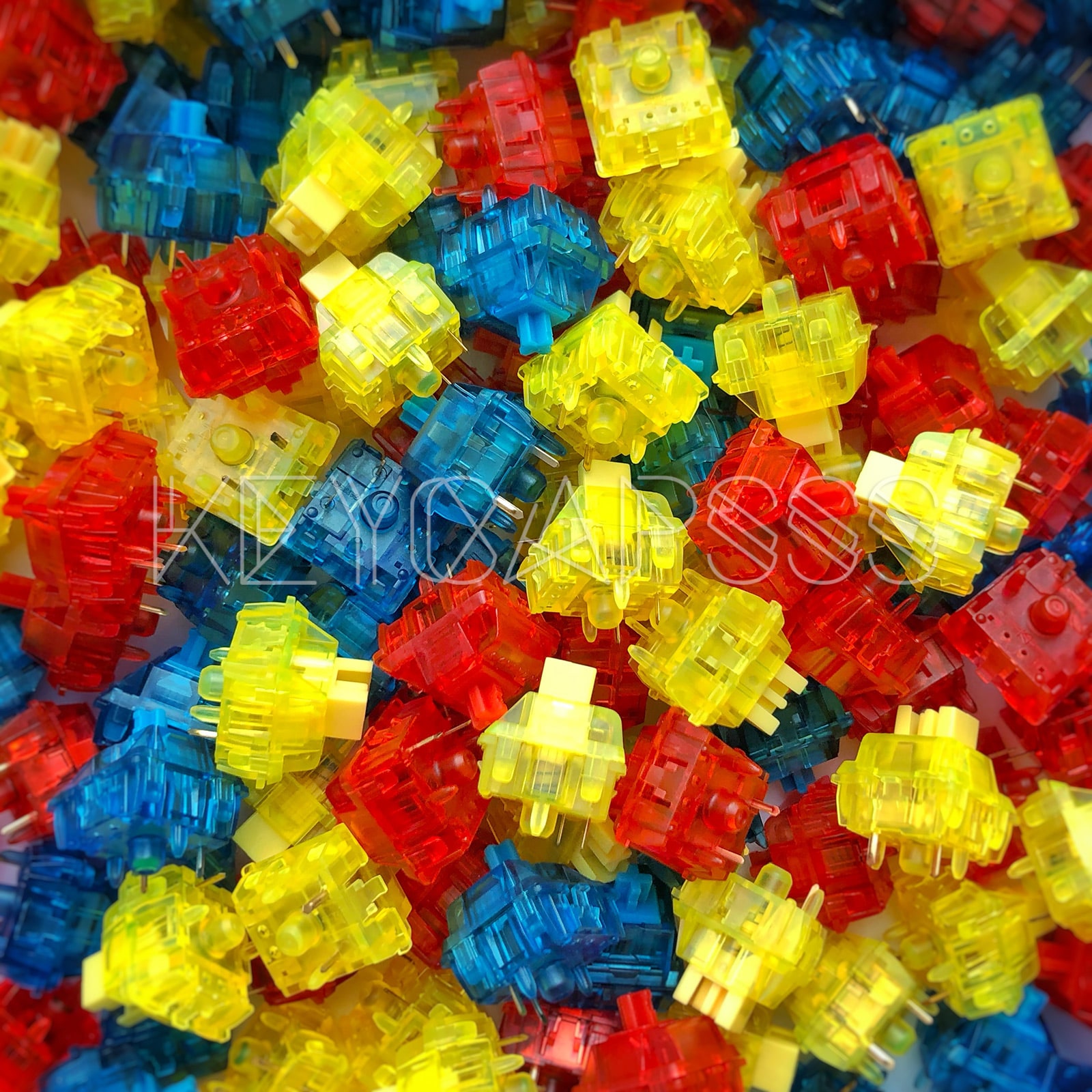 Gateron Ink switches Blue/Red/Yellow