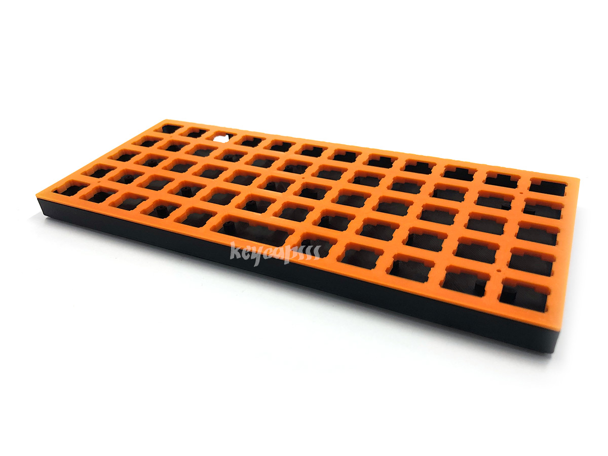 Ortholinear 12x5 Keyboard LO-PRO Case 3D printed (Preonic PCB compatible)