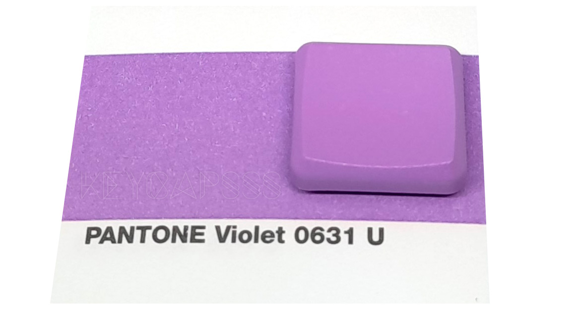 MBK Dye Color Choc Low Profile Keycap - Pastel Violet (Pantone Violet 0631 U)
