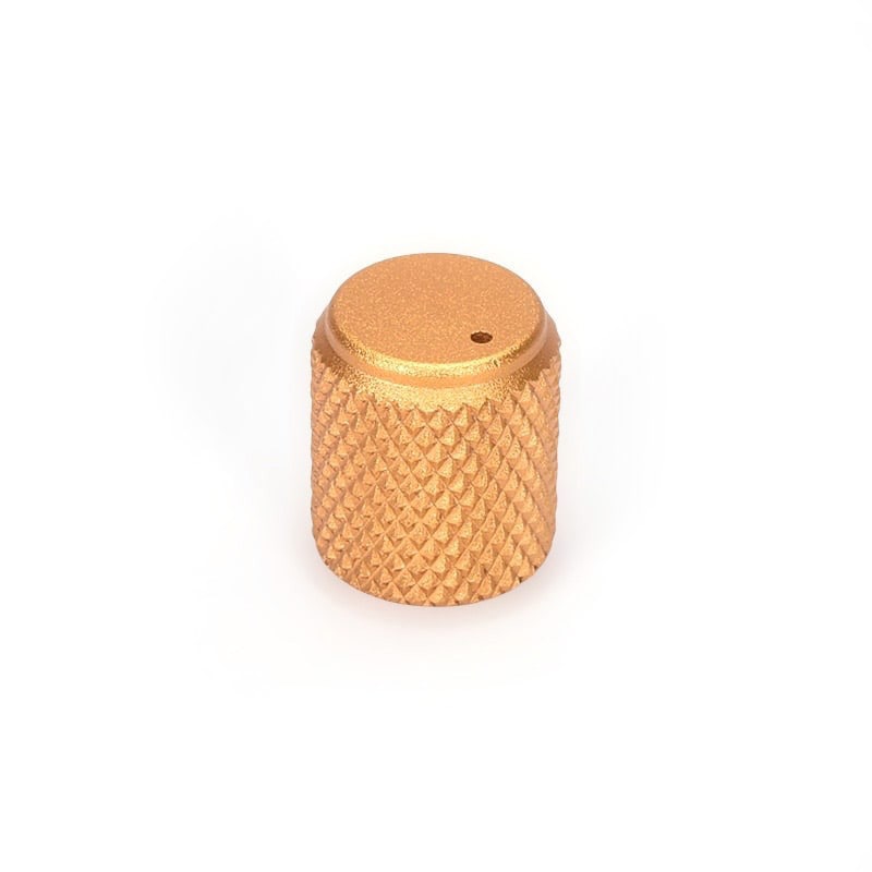 Aluminium Knob for Rotary Encoder with 6mm Flatted Shaft - Gold