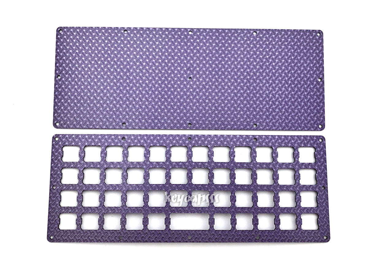 planck-ortholinear-keyboard-carbon-plate-case-3 Planck compatible Carbon Plate Case - sandwich style