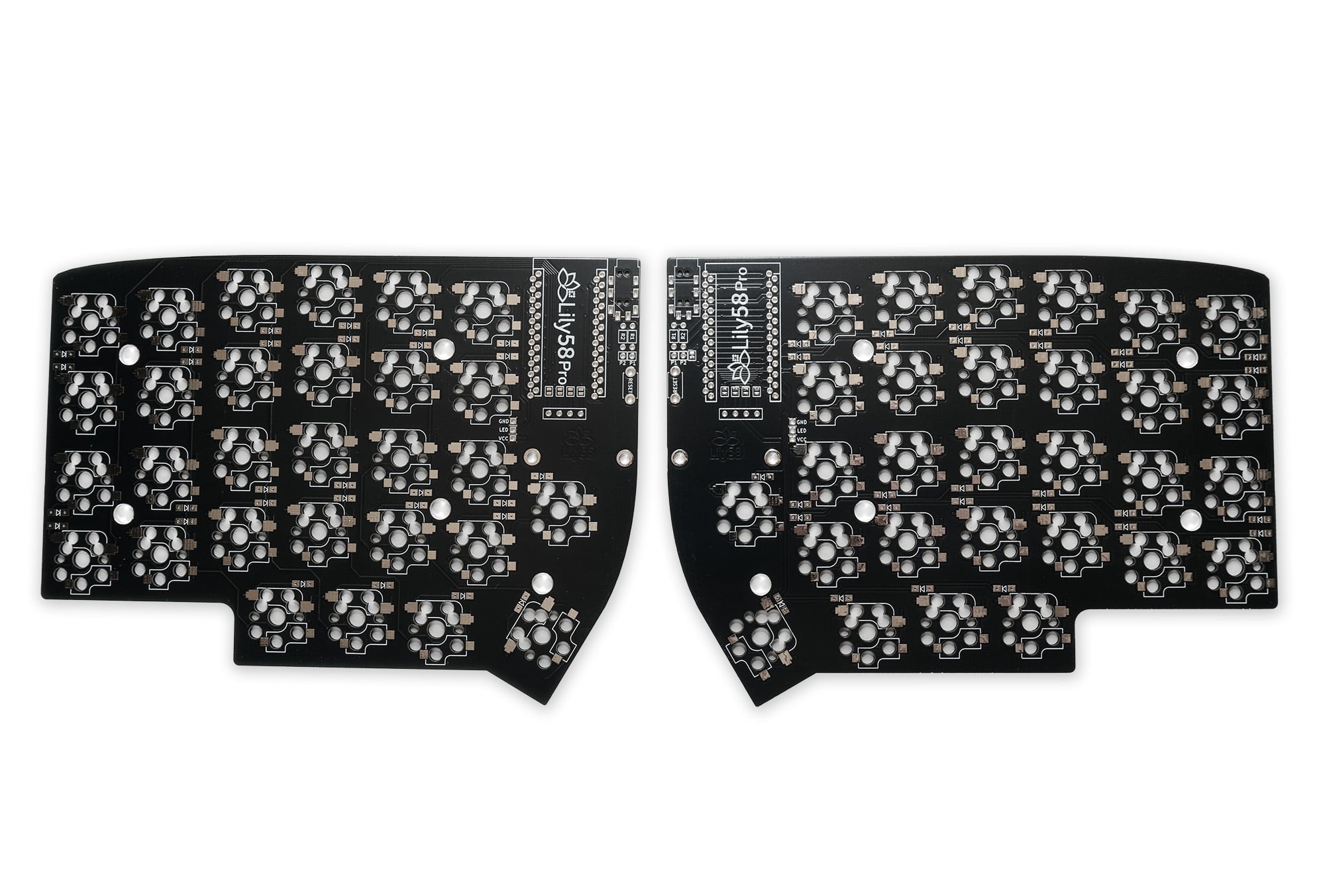 Lily58 / Lily58L Split Keyboard PCB