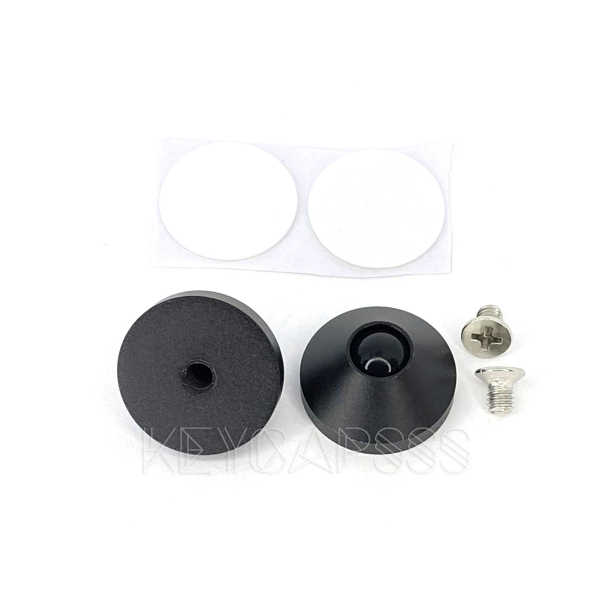 Anodized CNC Aluminum Cone Feet for Mechanical Keyboards