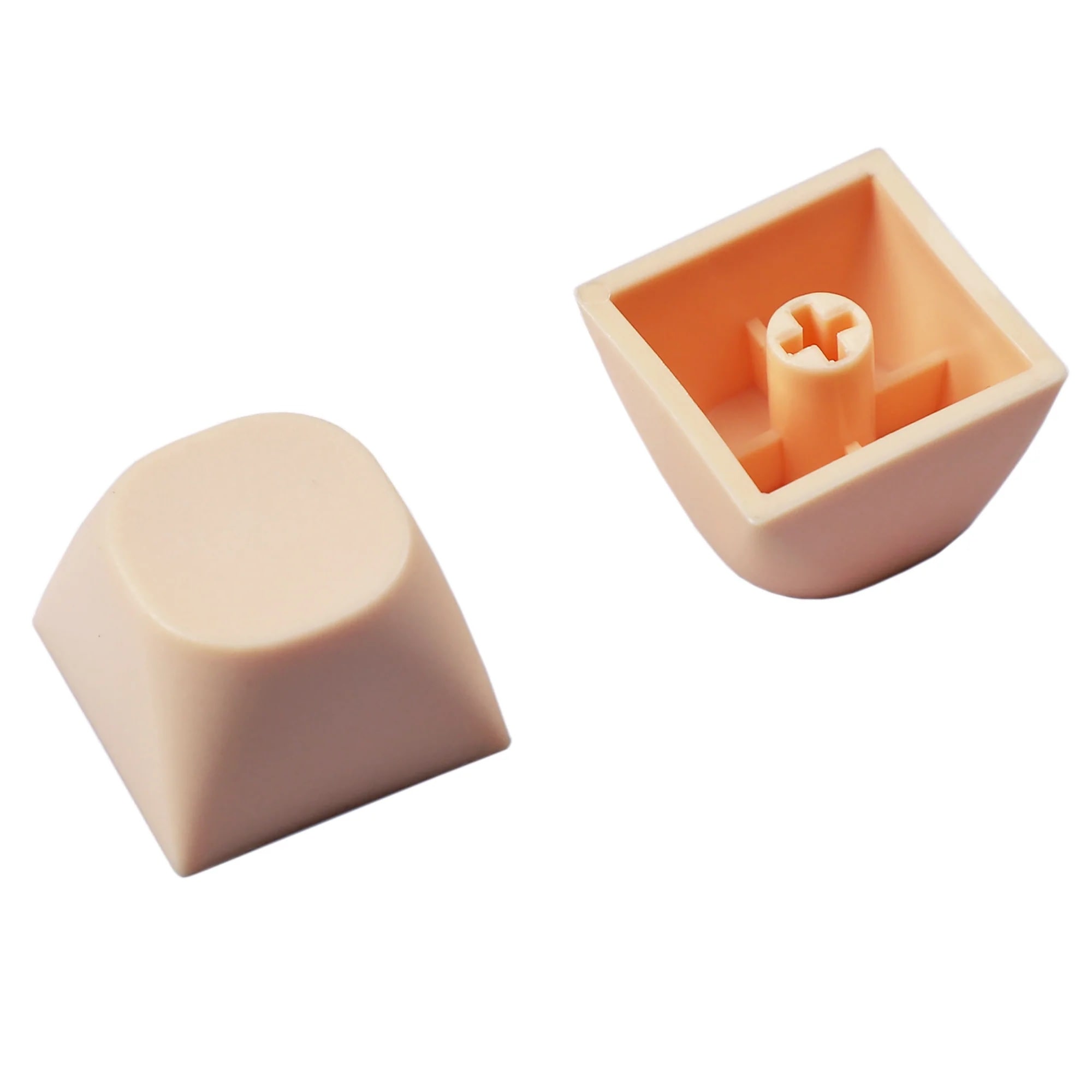 MA Blank PBT 1U Keycaps for MX Switches - Light Orange