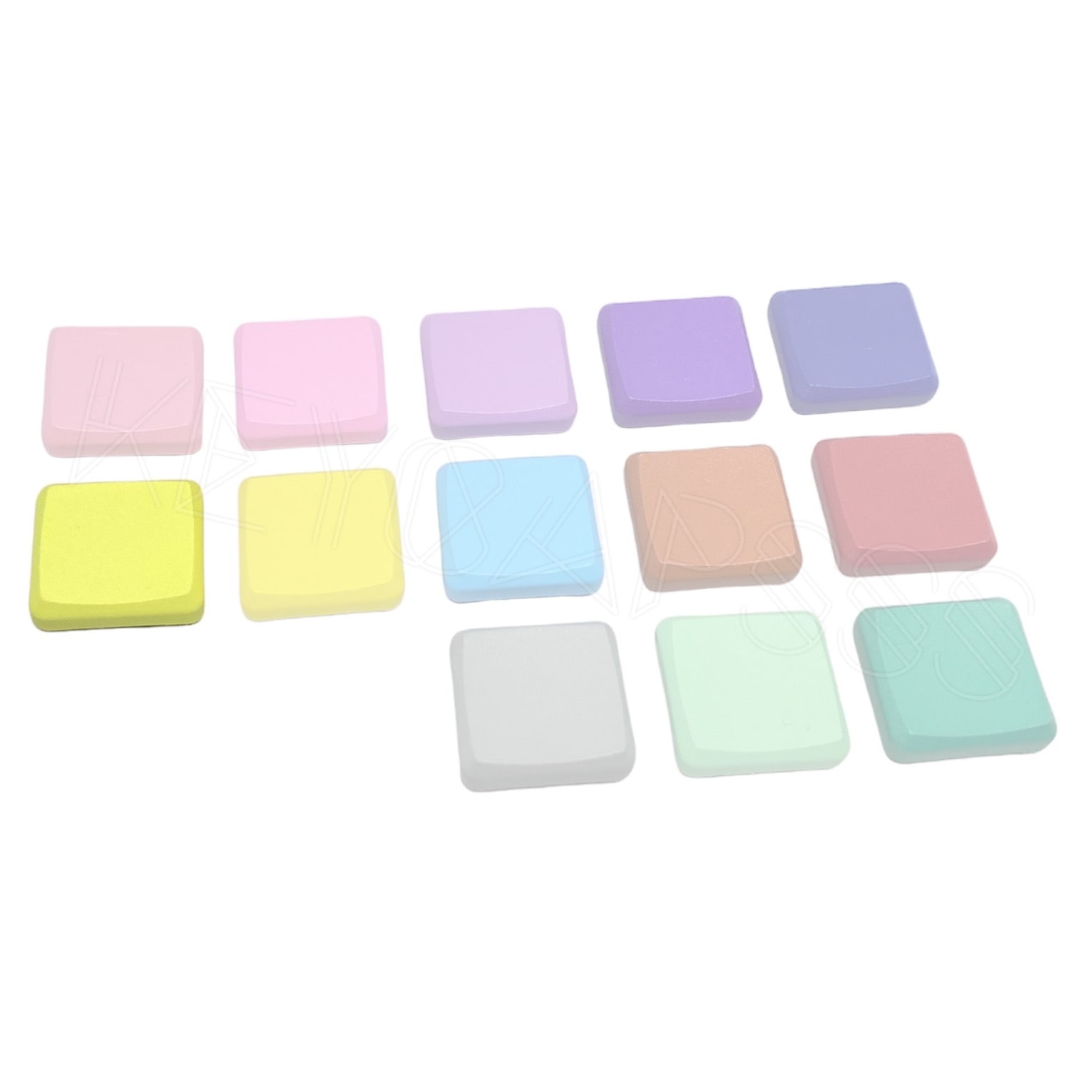 MBK Dye Color Choc Low Profile Keycap - Pastel Yellow
