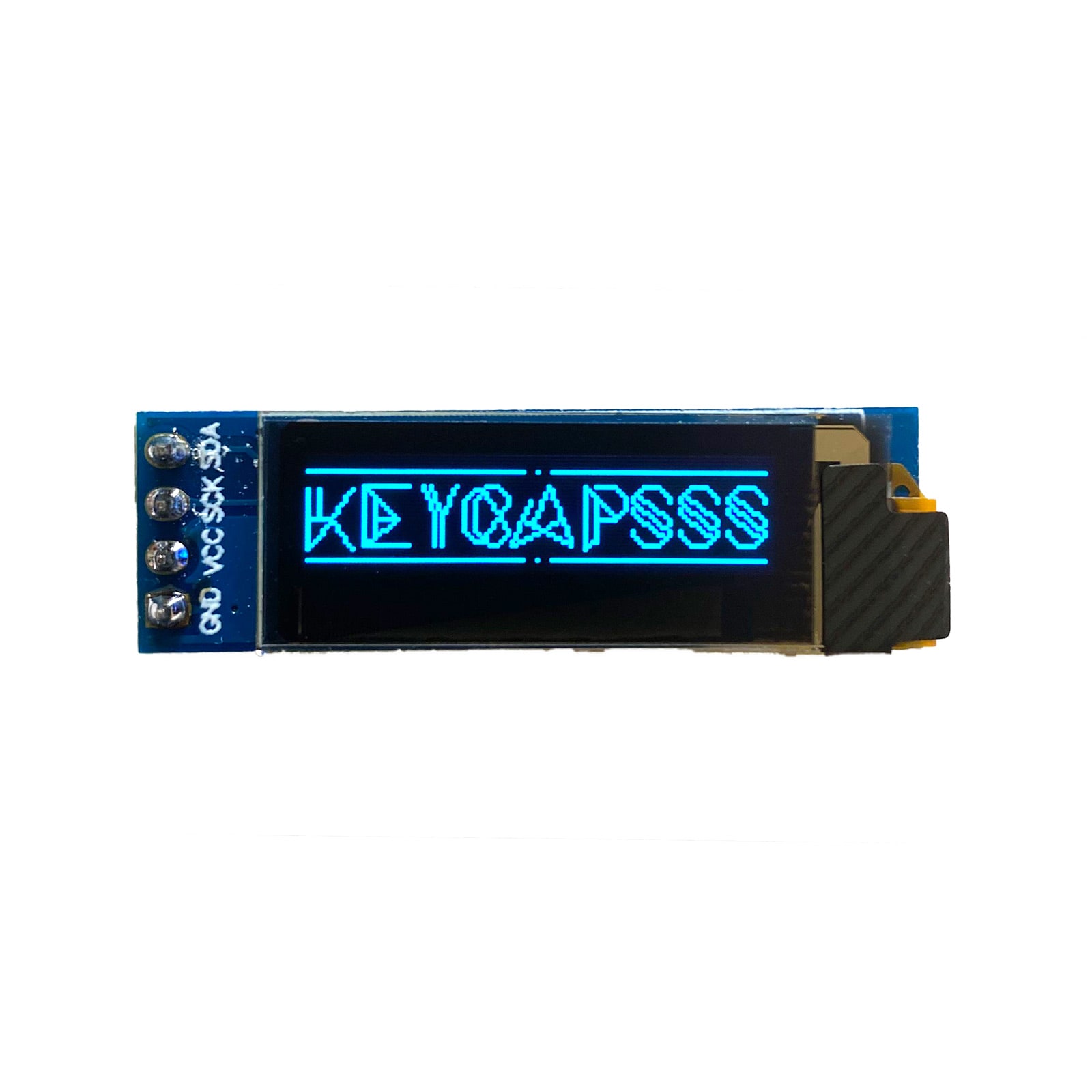 0.91 OLED LCD Display 128x32 SSD1306 I2C Blue
