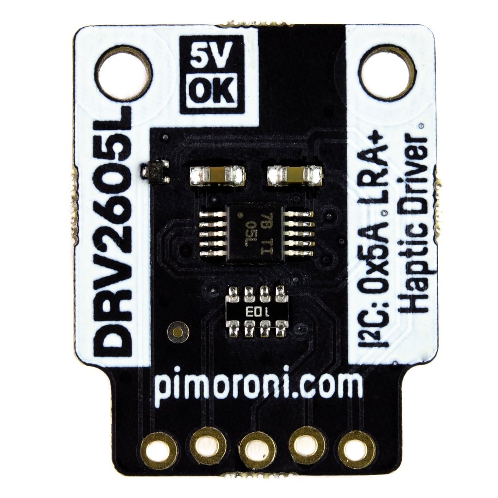 DRV2605L Linear Actuator Haptic Breakout Back