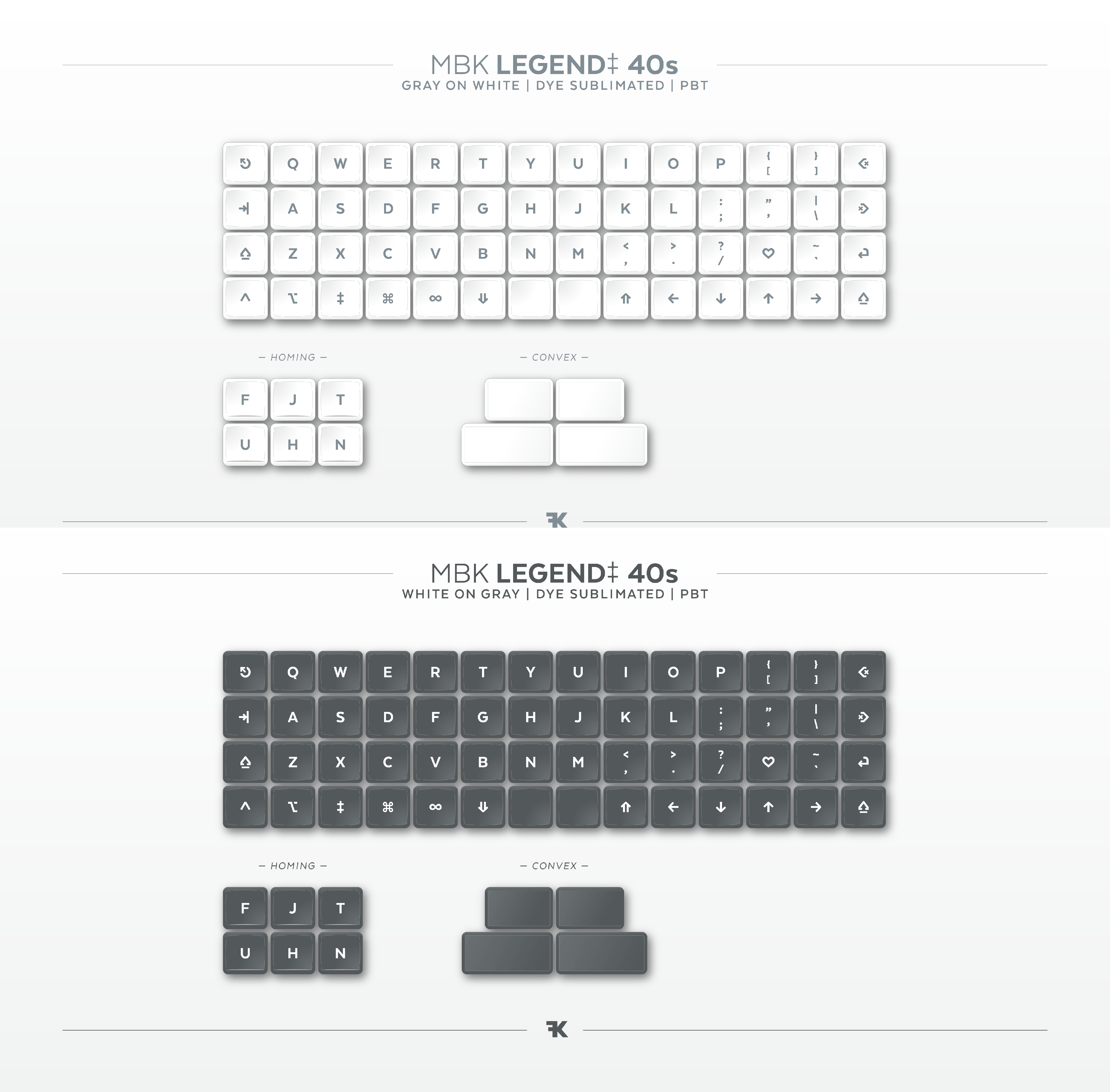 MBK-Legend-40s-1 MBK Legend ‡ 40s Set - Low Profile Keycaps