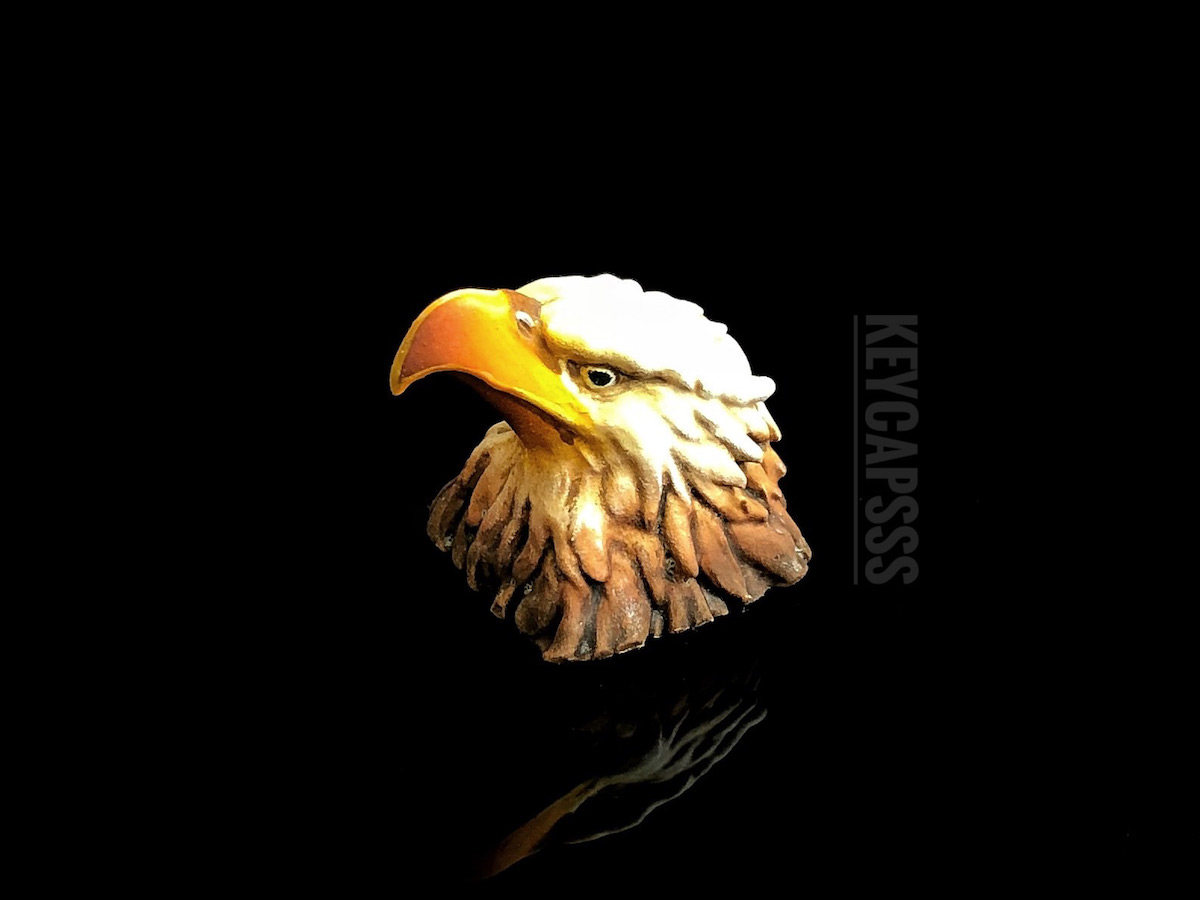 eagle-artisan-keycap-mechanical-keyboard-keycapsss-2 Eagle Bird Keycap Mechanical Keyboard Hand Painted