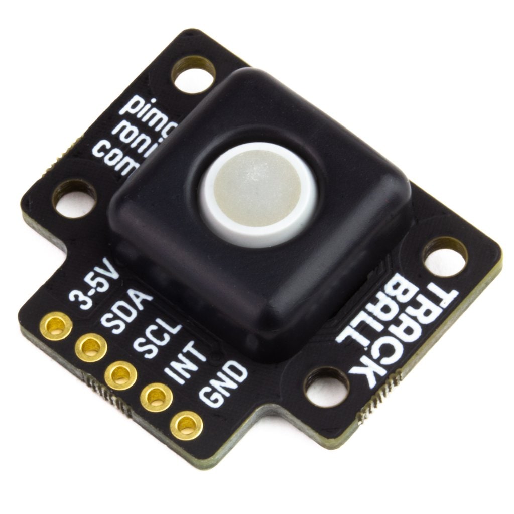 Pimoroni Trackball Breakout RGB LED I2C Front